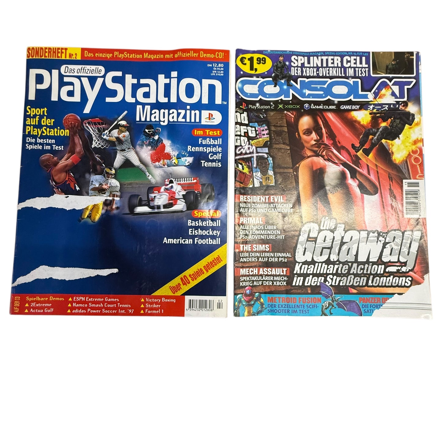 PlayStation Magazin und Consol AT Heft 2 Stk.