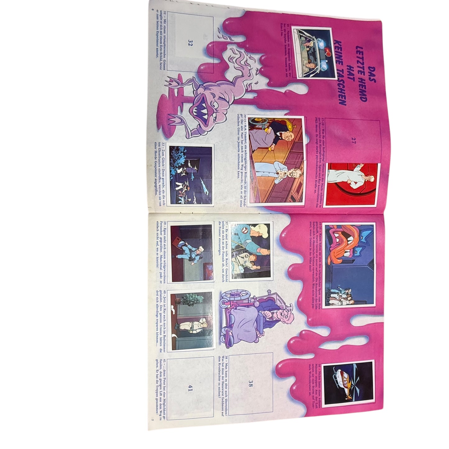 The Real Ghostbusters Stickeralbum Panini aus den 90er