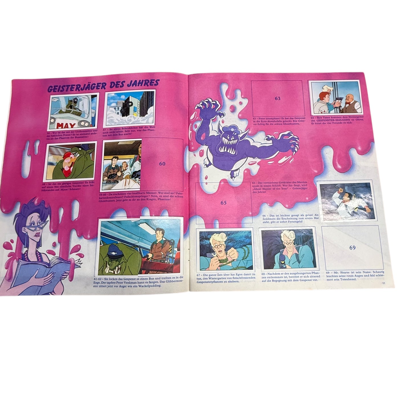 The Real Ghostbusters Stickeralbum Panini aus den 90er