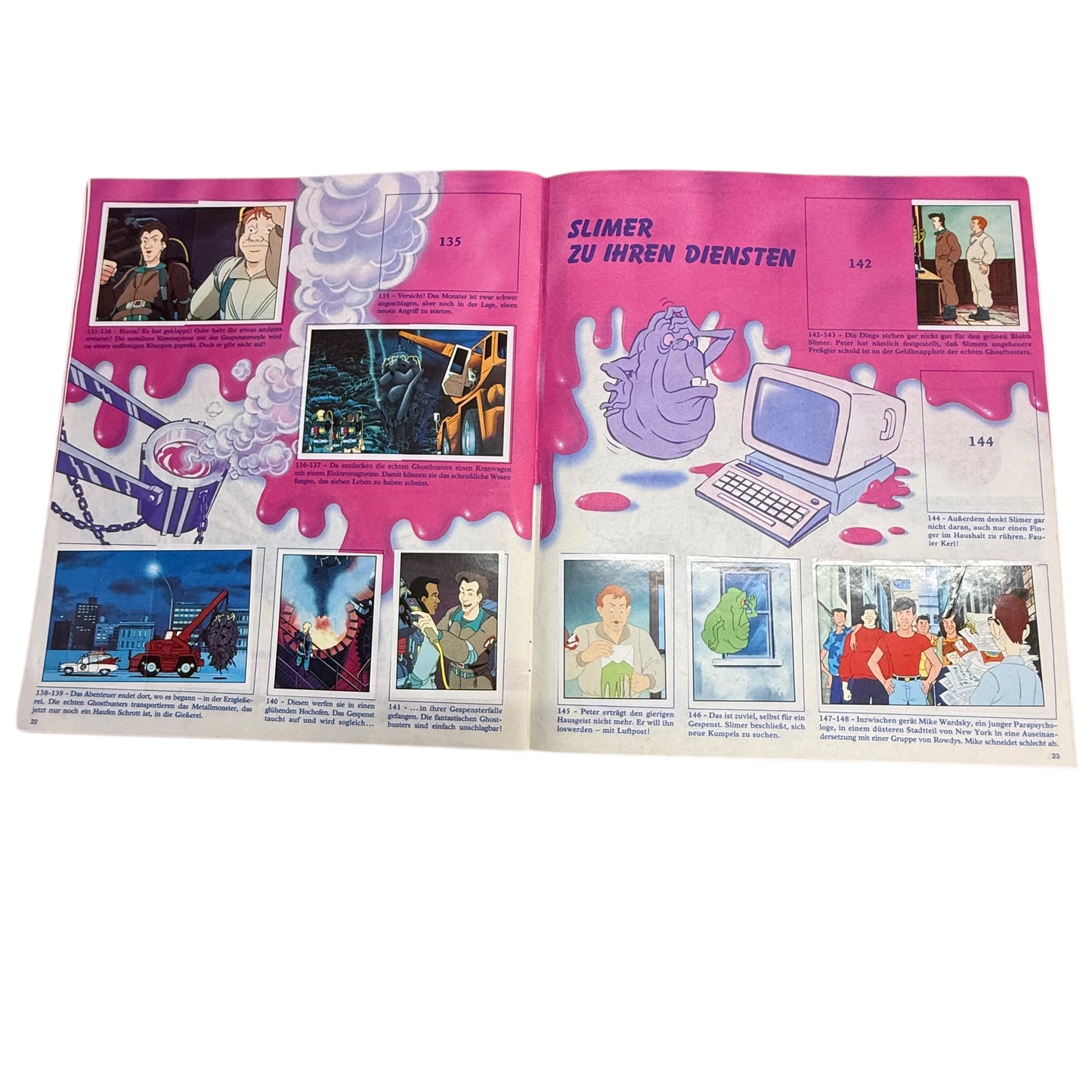 The Real Ghostbusters Stickeralbum Panini aus den 90er
