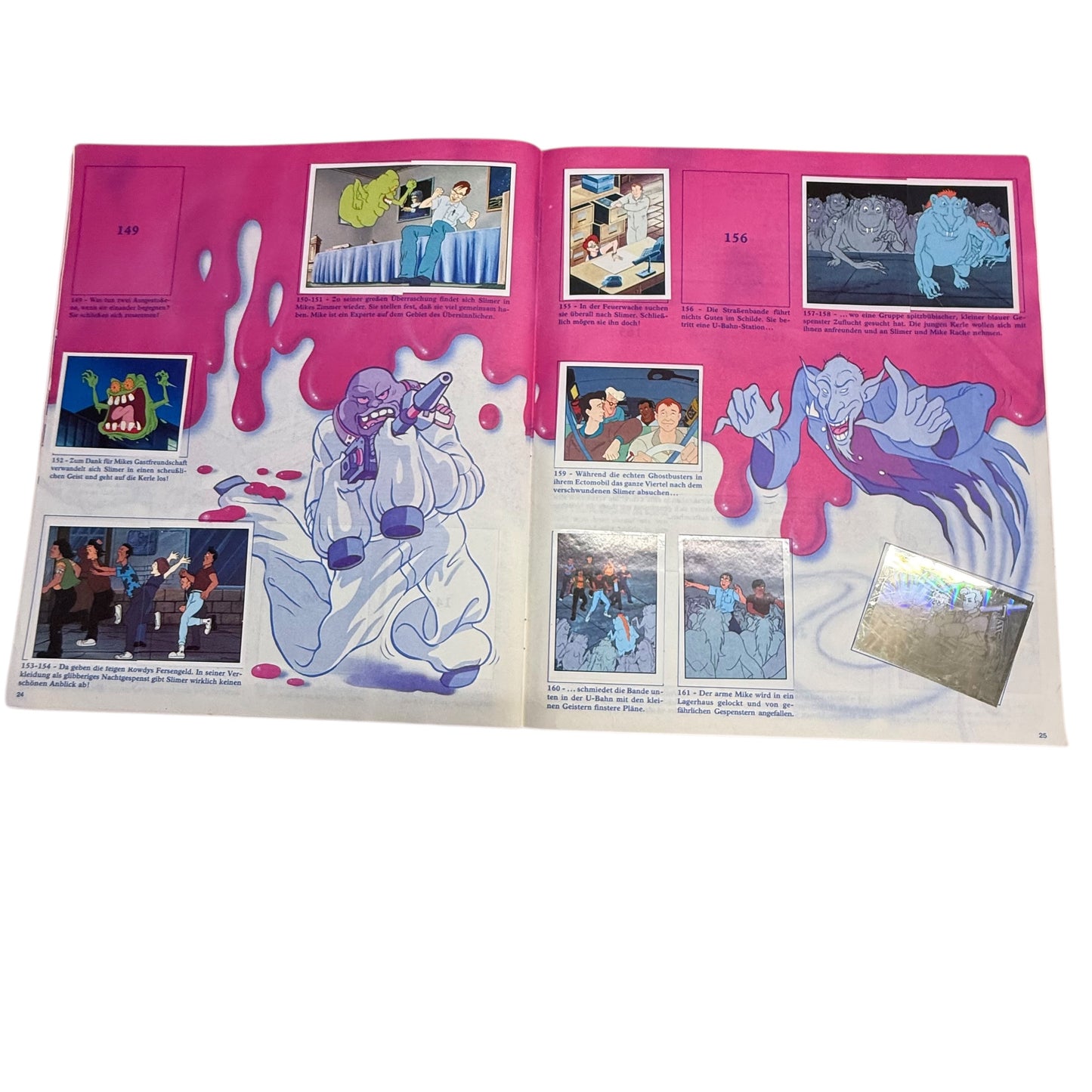 The Real Ghostbusters Stickeralbum Panini aus den 90er
