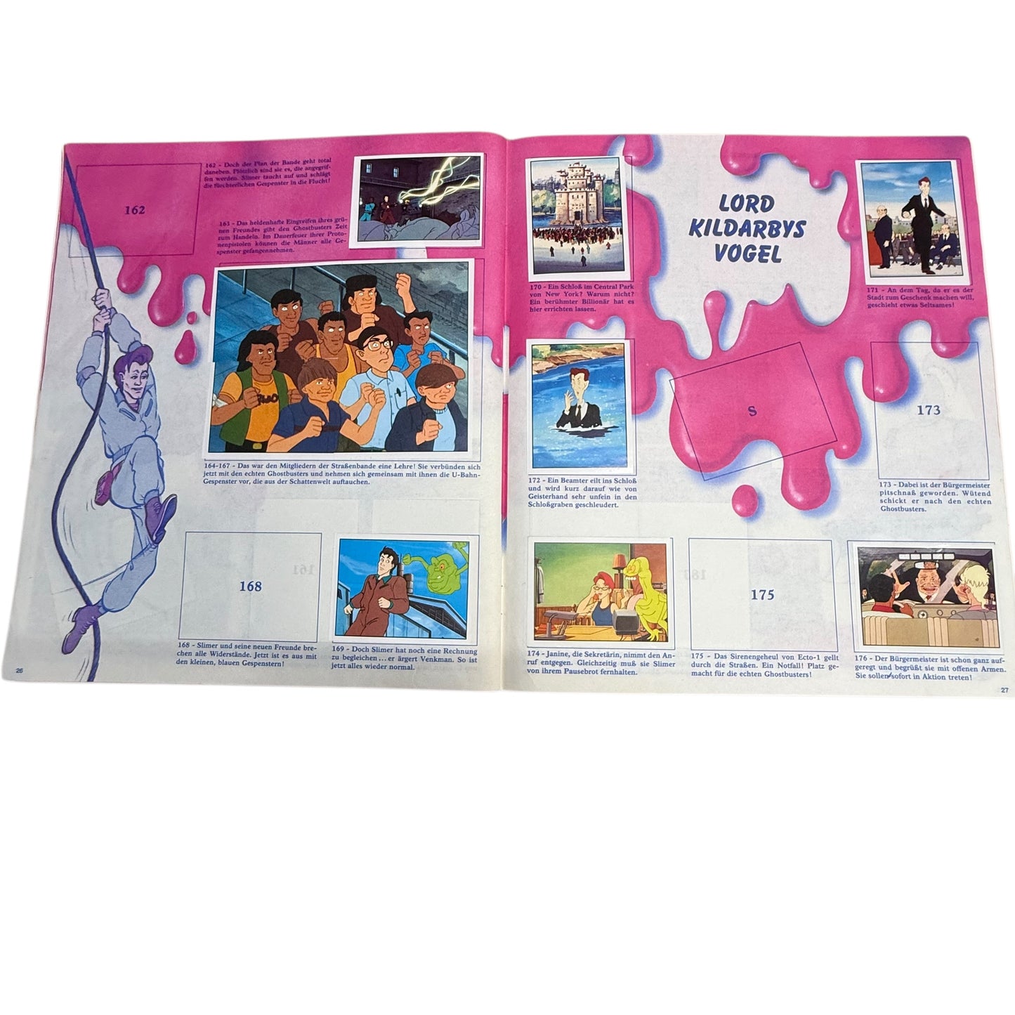 The Real Ghostbusters Stickeralbum Panini aus den 90er