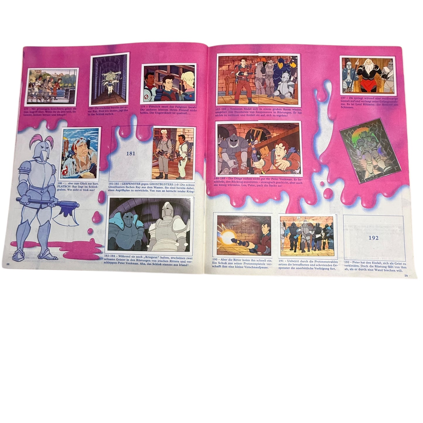 The Real Ghostbusters Stickeralbum Panini aus den 90er
