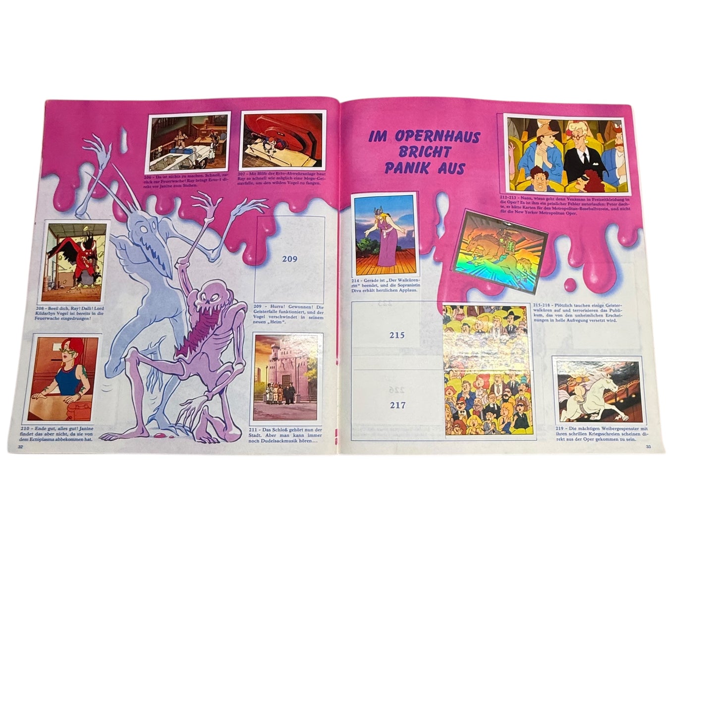The Real Ghostbusters Stickeralbum Panini aus den 90er