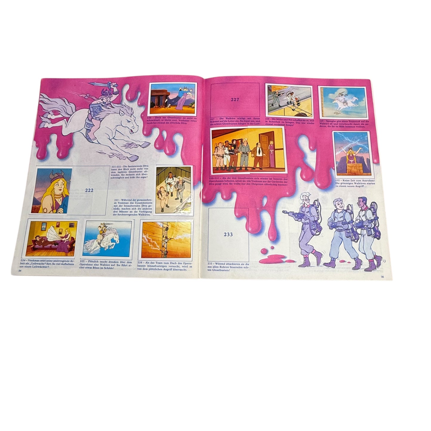 The Real Ghostbusters Stickeralbum Panini aus den 90er