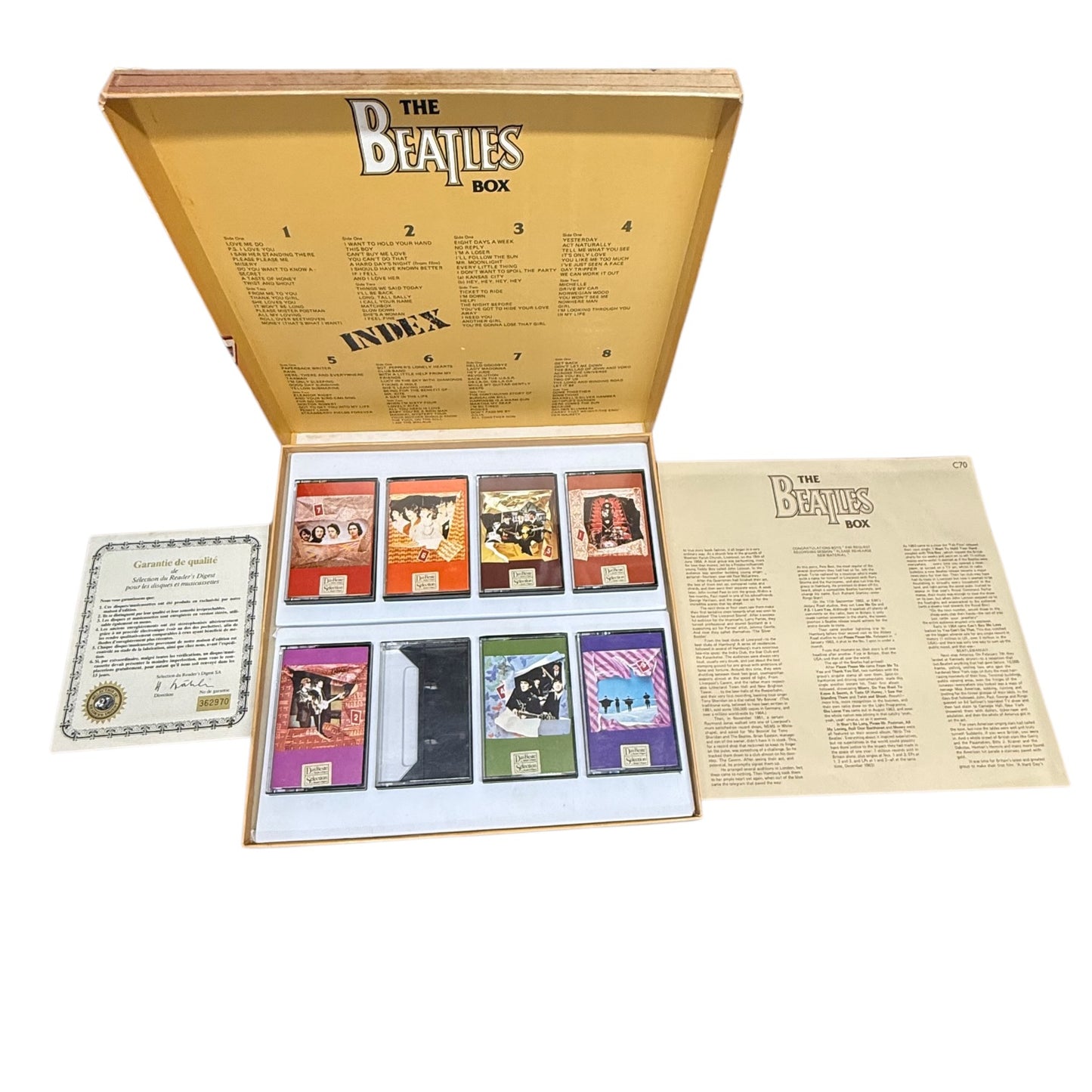 The Beatles Box mit 7 Kassetten nicht vollständig