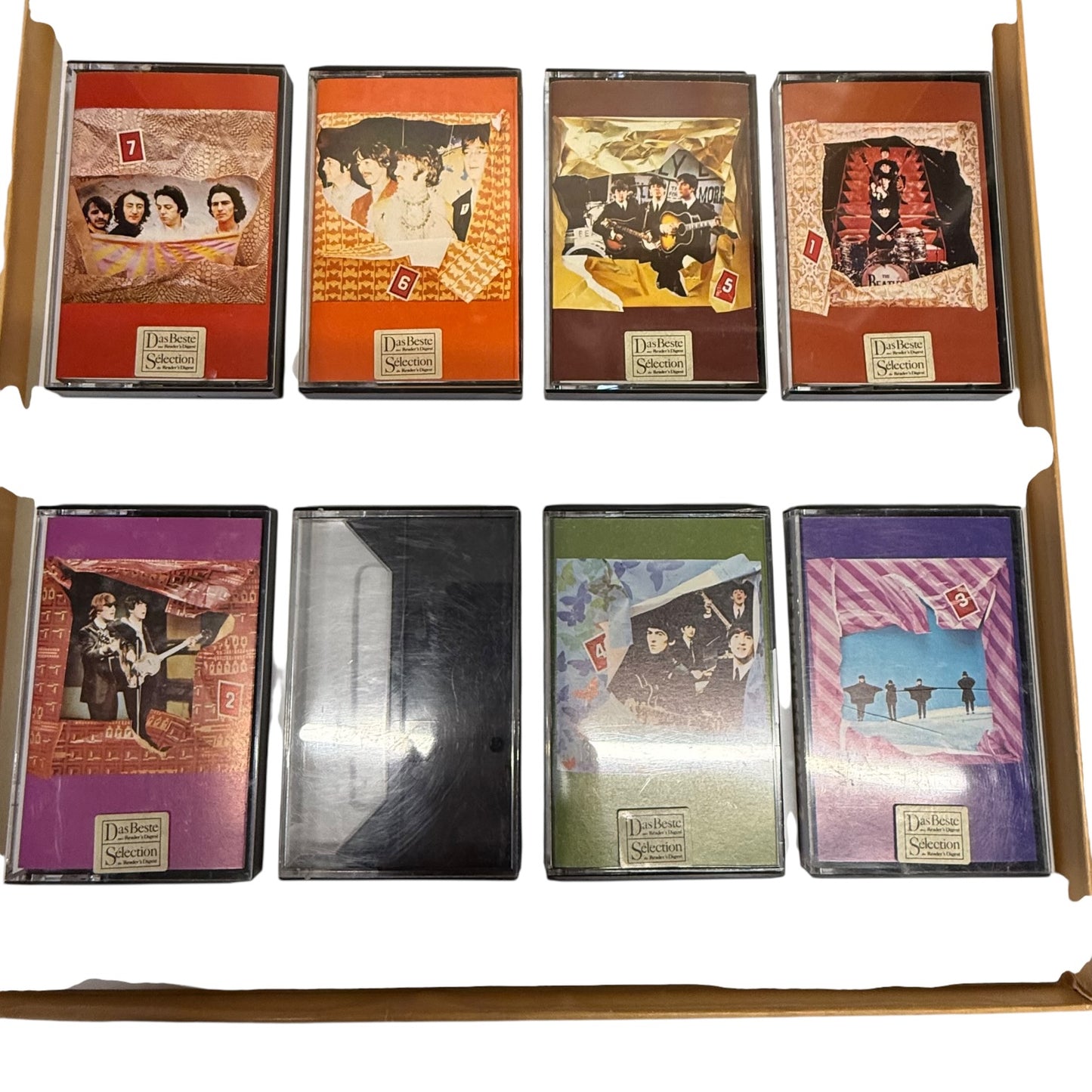 The Beatles Box mit 7 Kassetten nicht vollständig