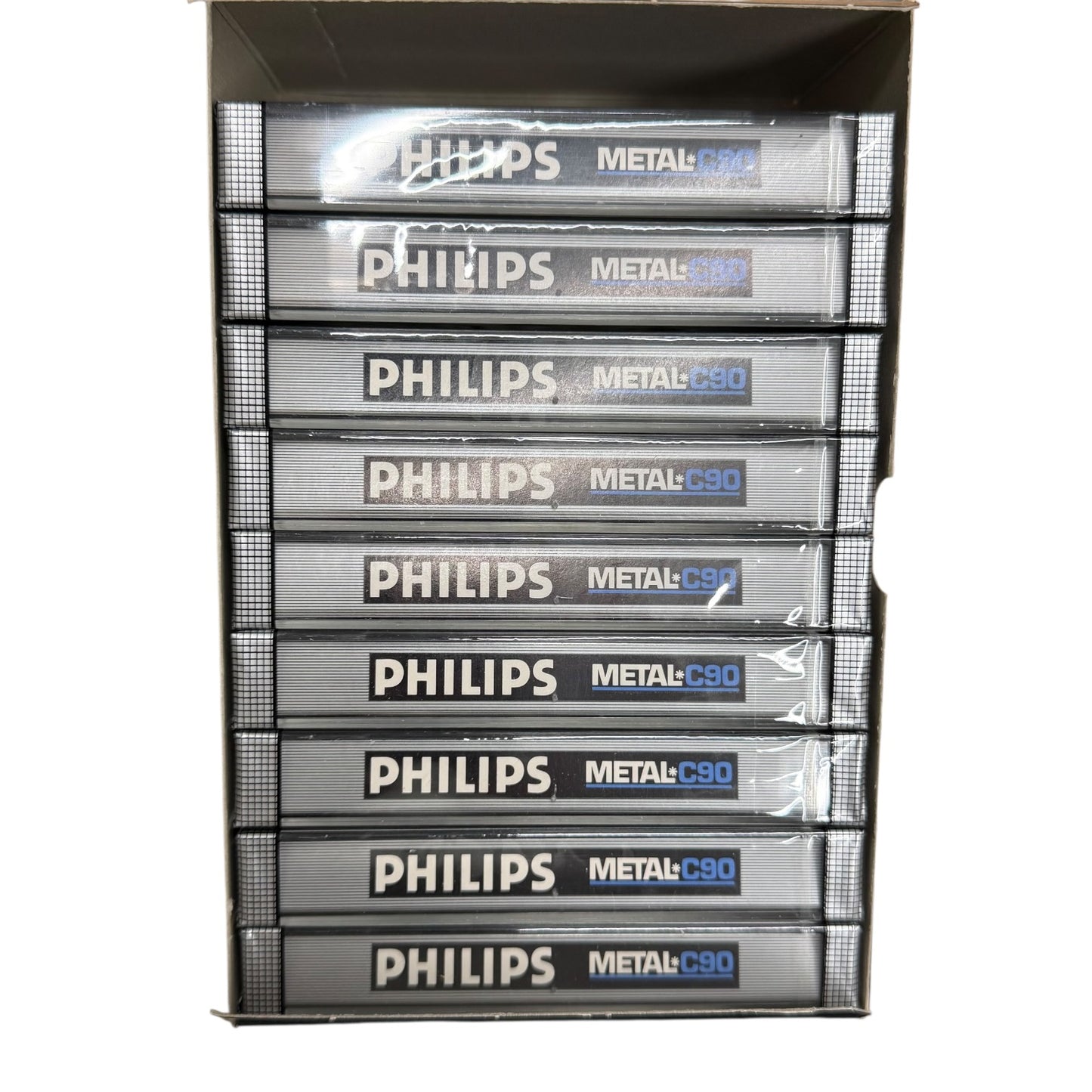 Philips Metal C90 Cassetten 9stk mit OVP