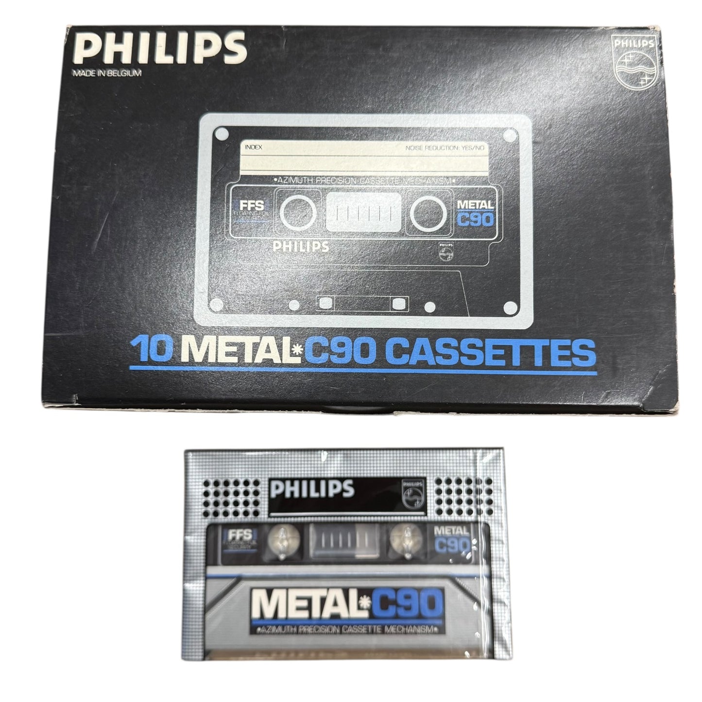 Philips Metal C90 Cassetten 9stk mit OVP