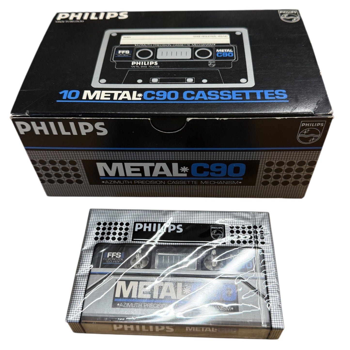 Philips Metal C90 Cassetten 9stk mit OVP