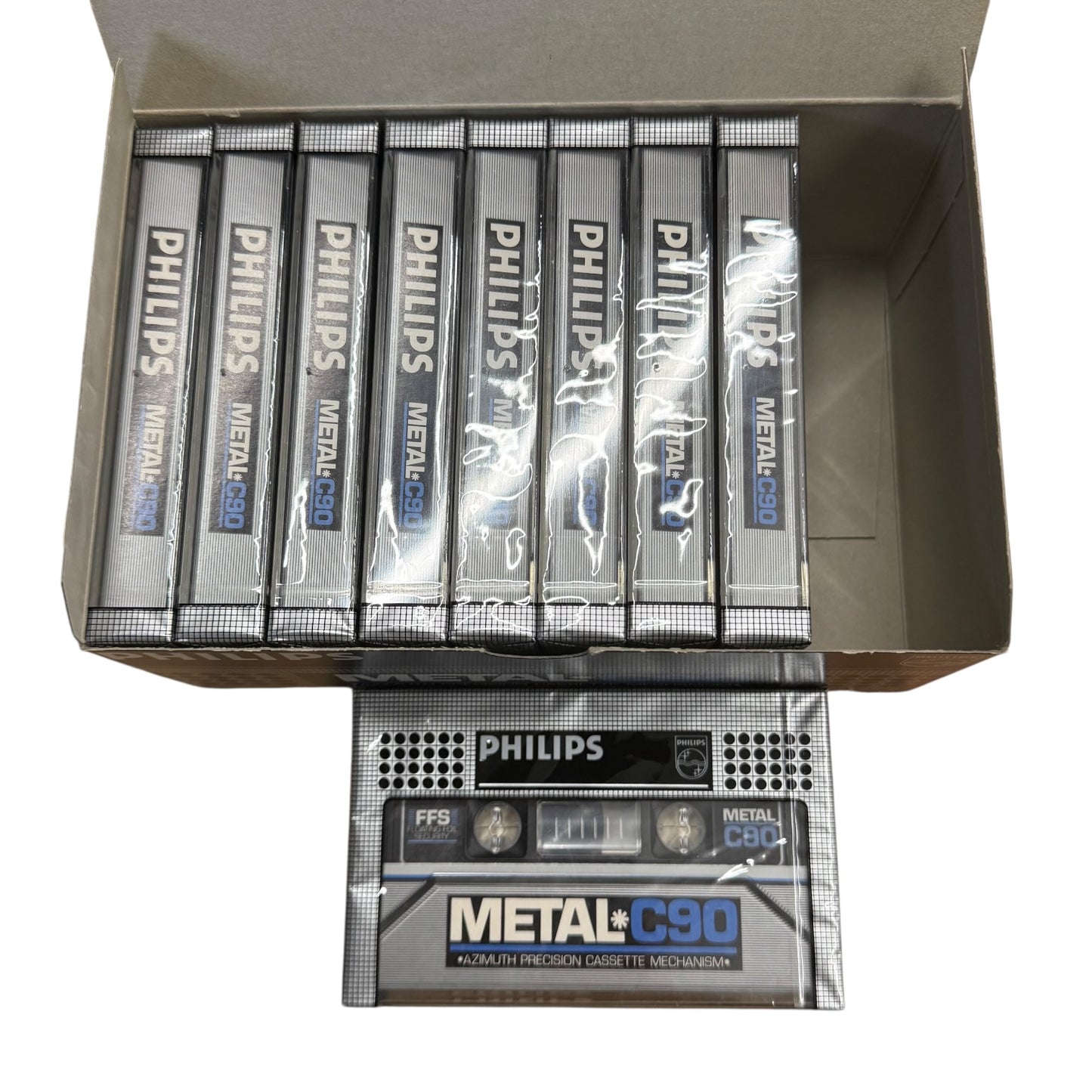 Philips Metal C90 Cassetten 9stk mit OVP