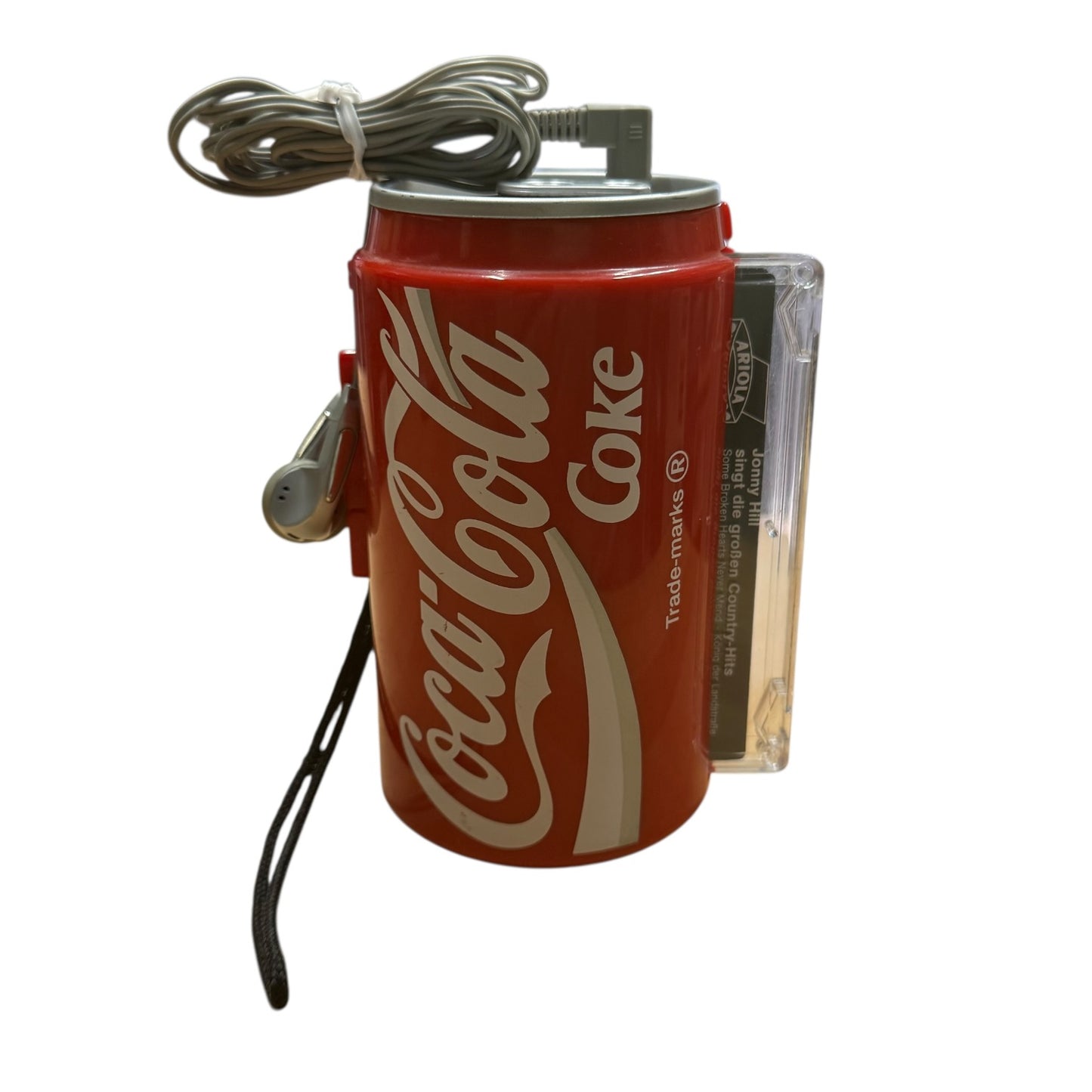 Coca-Cola Dose Kassetten player mit Kopfhörer
