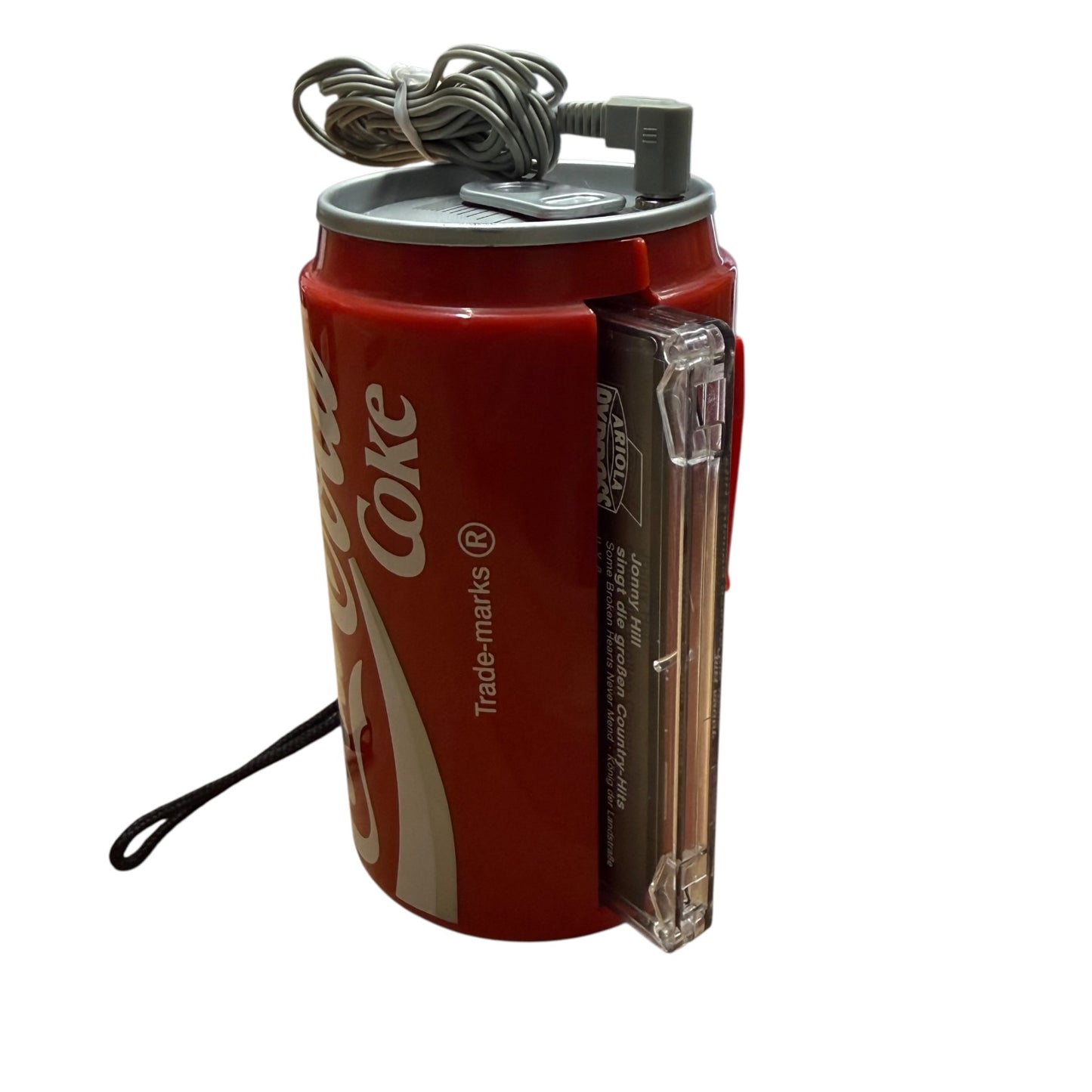Coca-Cola Dose Kassetten player mit Kopfhörer