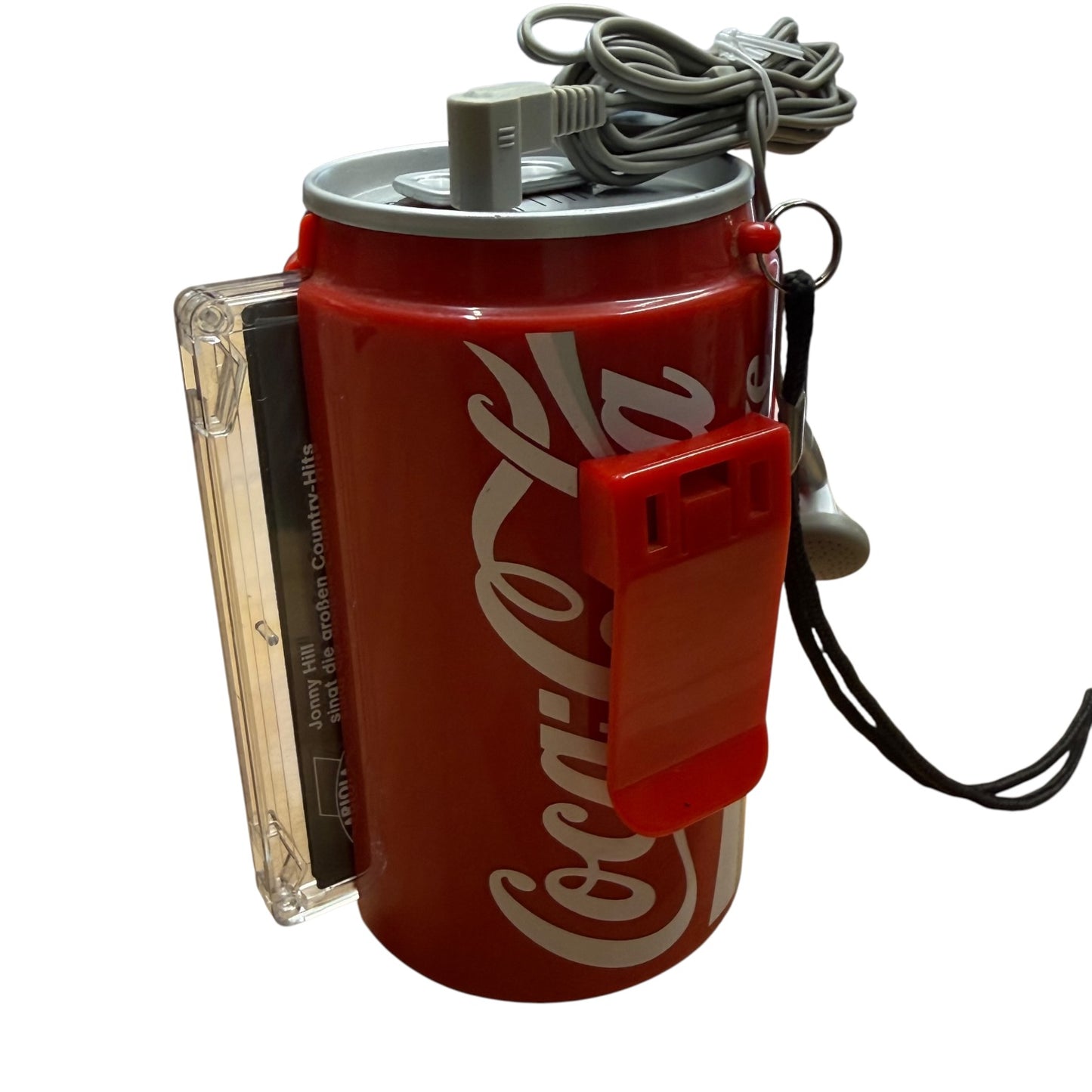 Coca-Cola Dose Kassetten player mit Kopfhörer
