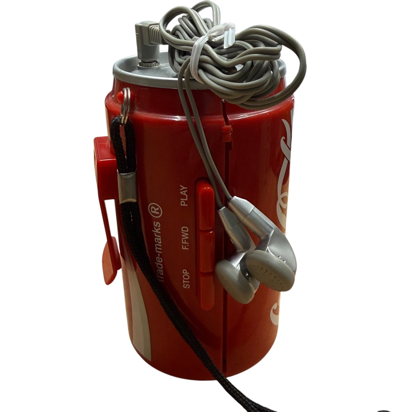 Coca-Cola Dose Kassetten player mit Kopfhörer
