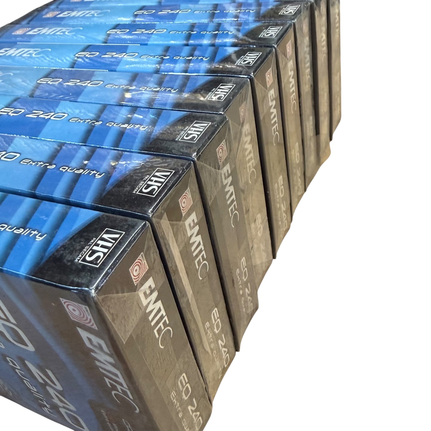 VHS Emtec EQ 240 9 Stück OVP Videocasetten