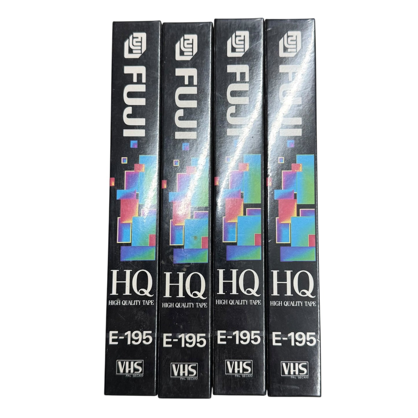 Fuji VHS HQ E-195 Videocassetten 4 Stück
