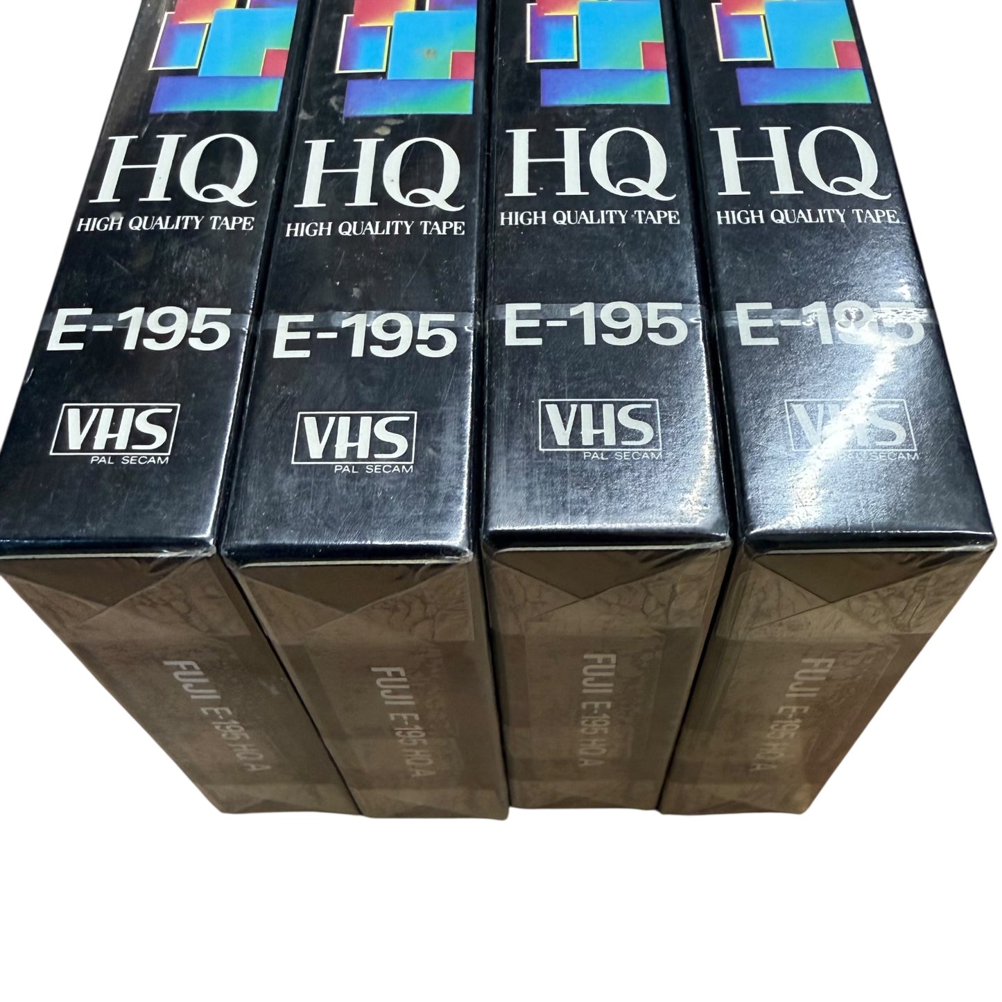 Fuji VHS HQ E-195 Videocassetten 4 Stück
