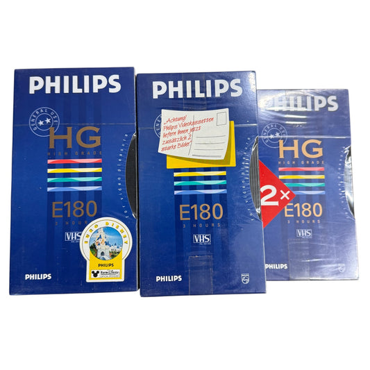 Philips VHS HG E180 10 Stück in OVP