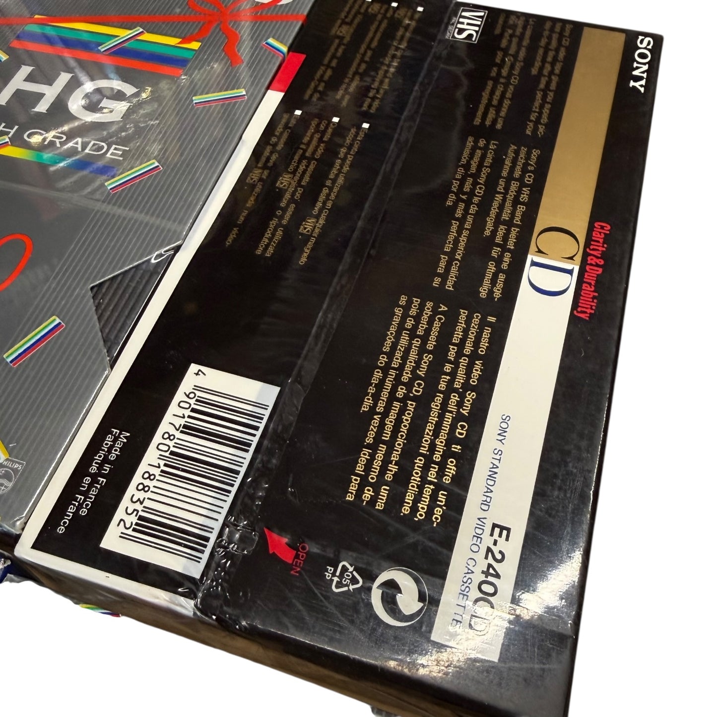 VHS Sony CD und Philips HG Videokassetten 4 Stück