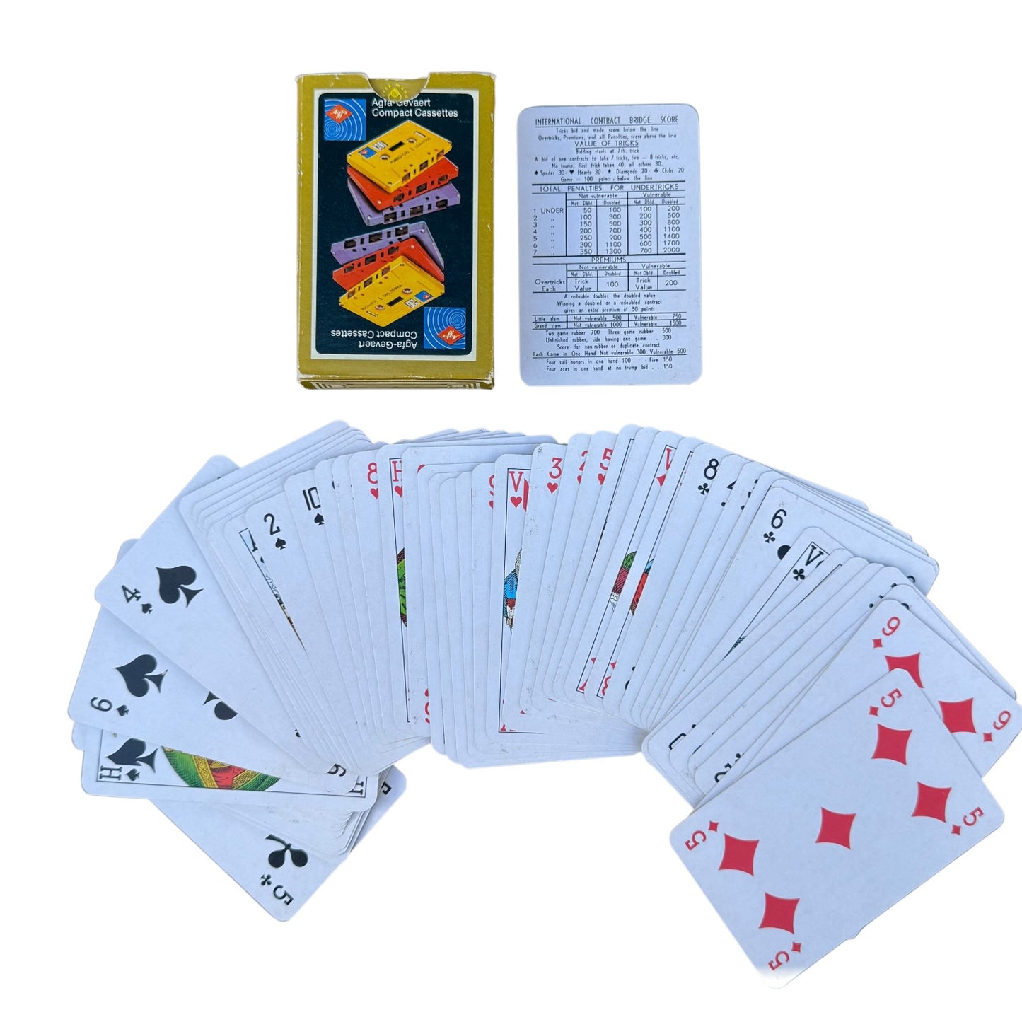 Kartenspiel AGFA geaveart Compact cassetten