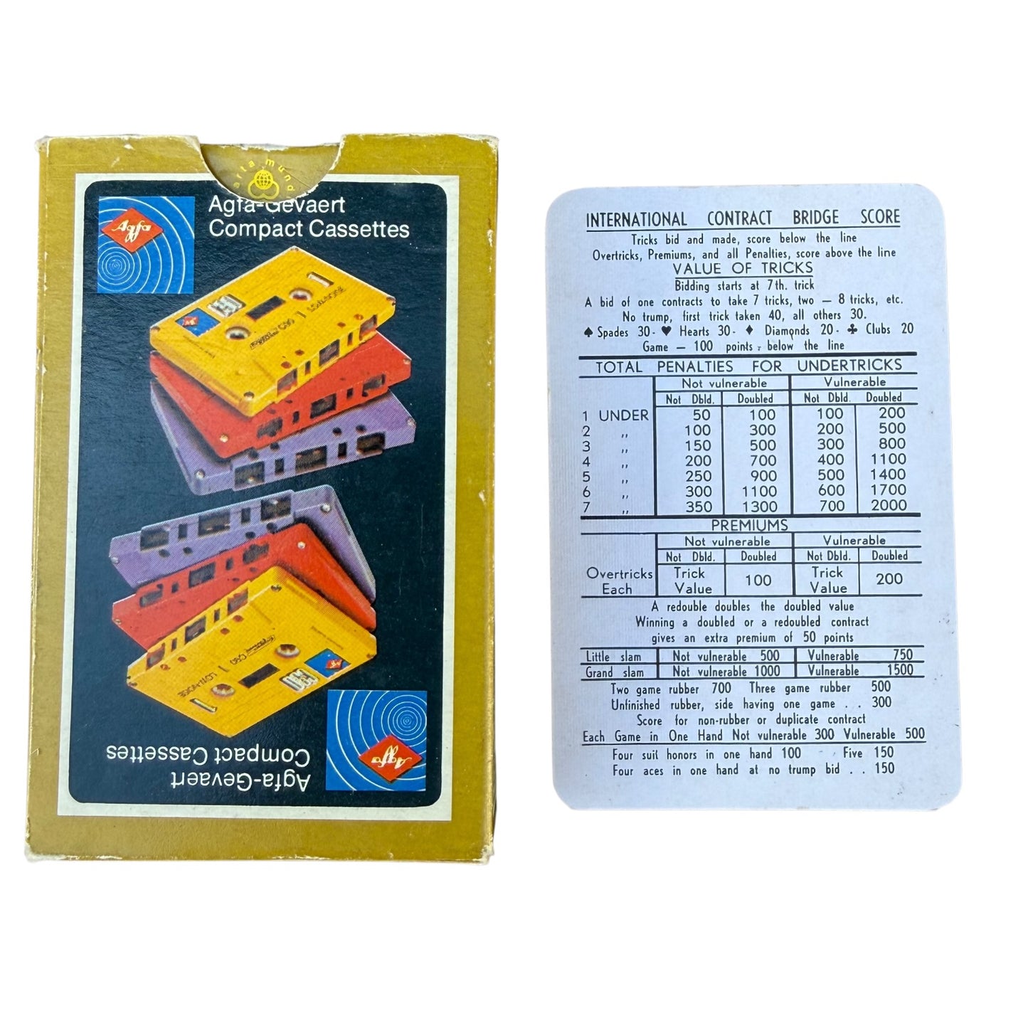 Kartenspiel AGFA geaveart Compact cassetten
