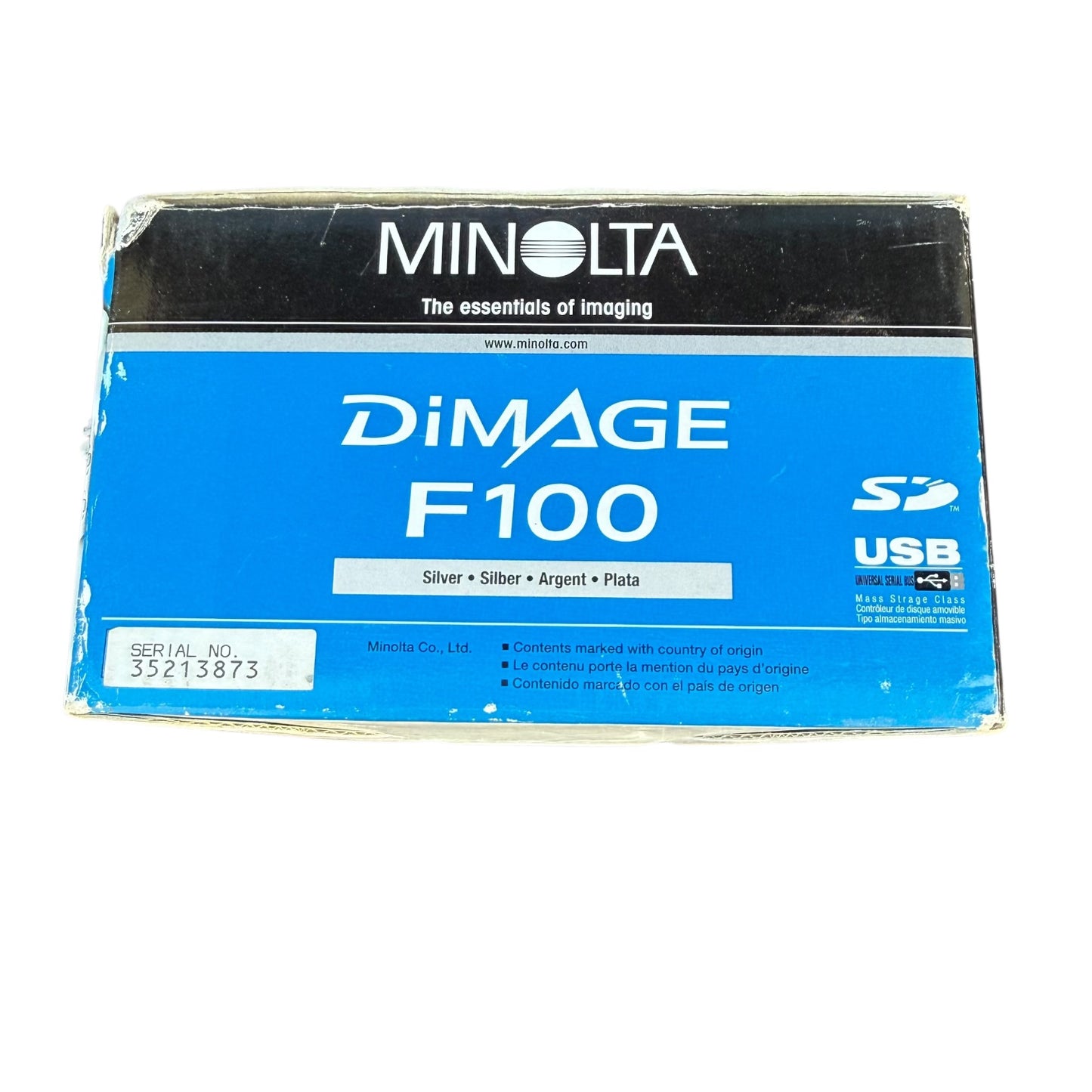 Dimage Minolta f100 digital Camera Foto