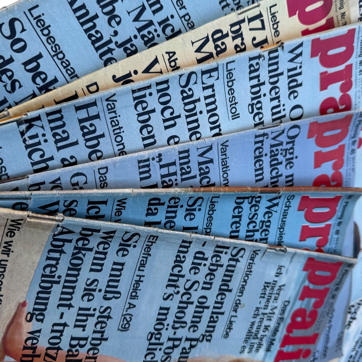 Praline Zeitschrift Jahrgang 1971 13Stk.