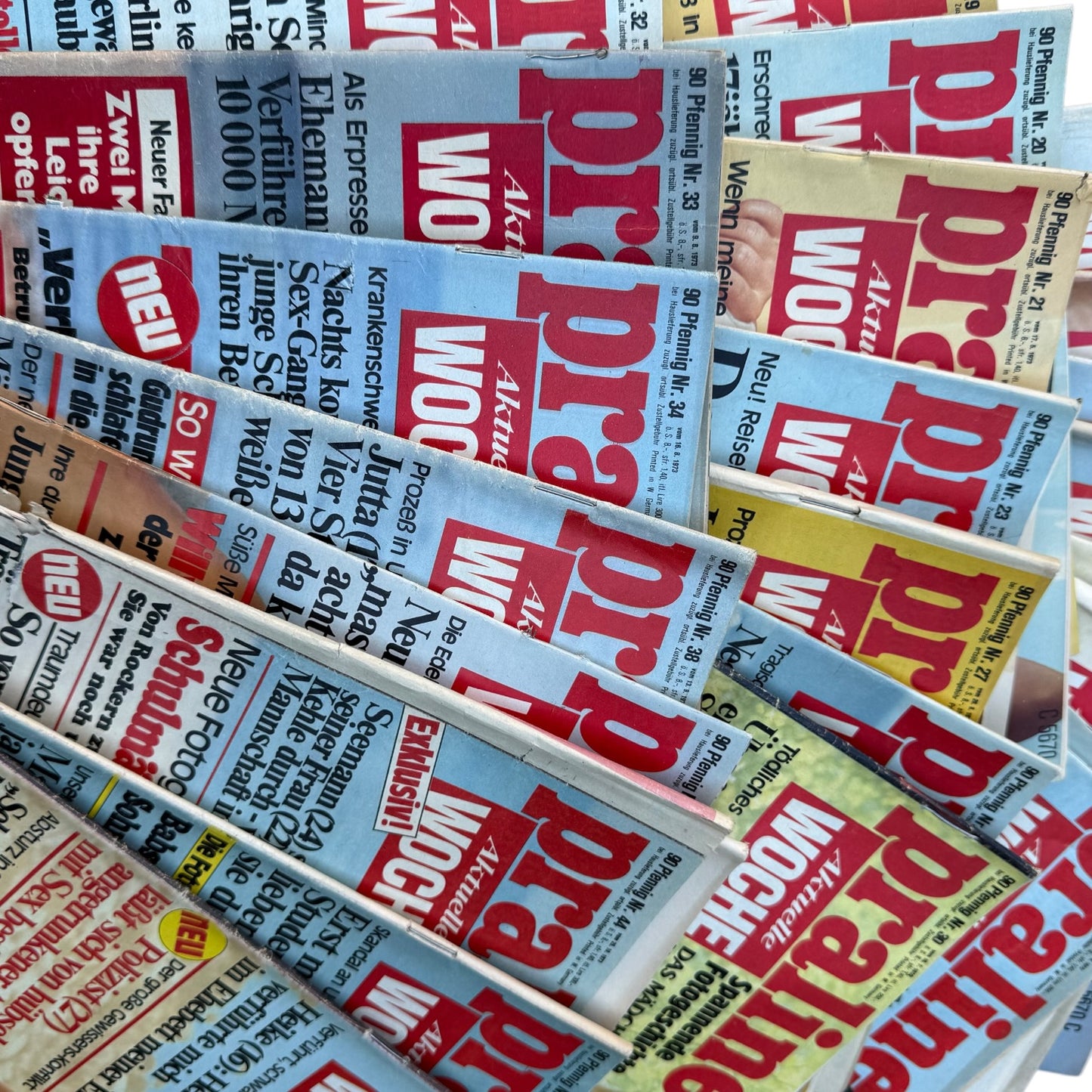 Praline Zeitschrift Jahrgang 1973 24Stk.