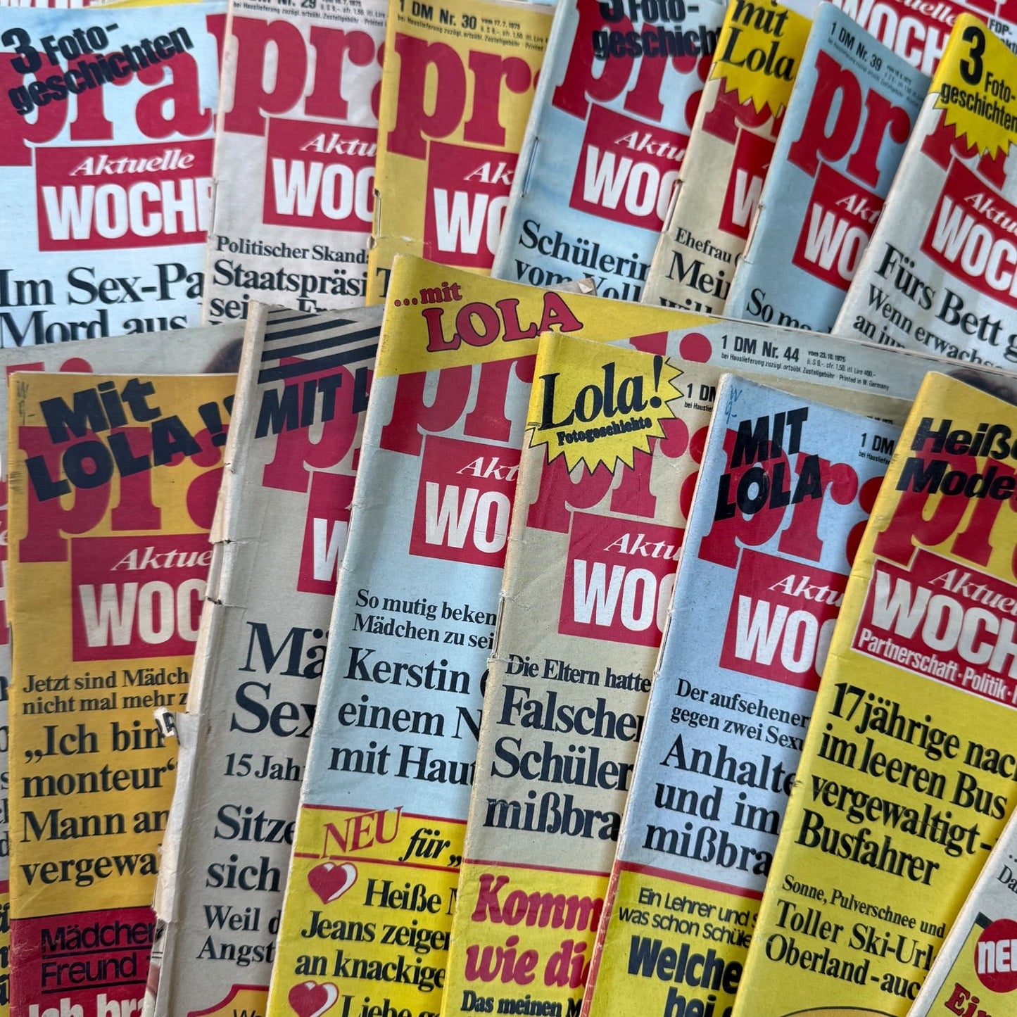Praline Zeitschrift Jahrgang 1975 33Stk
