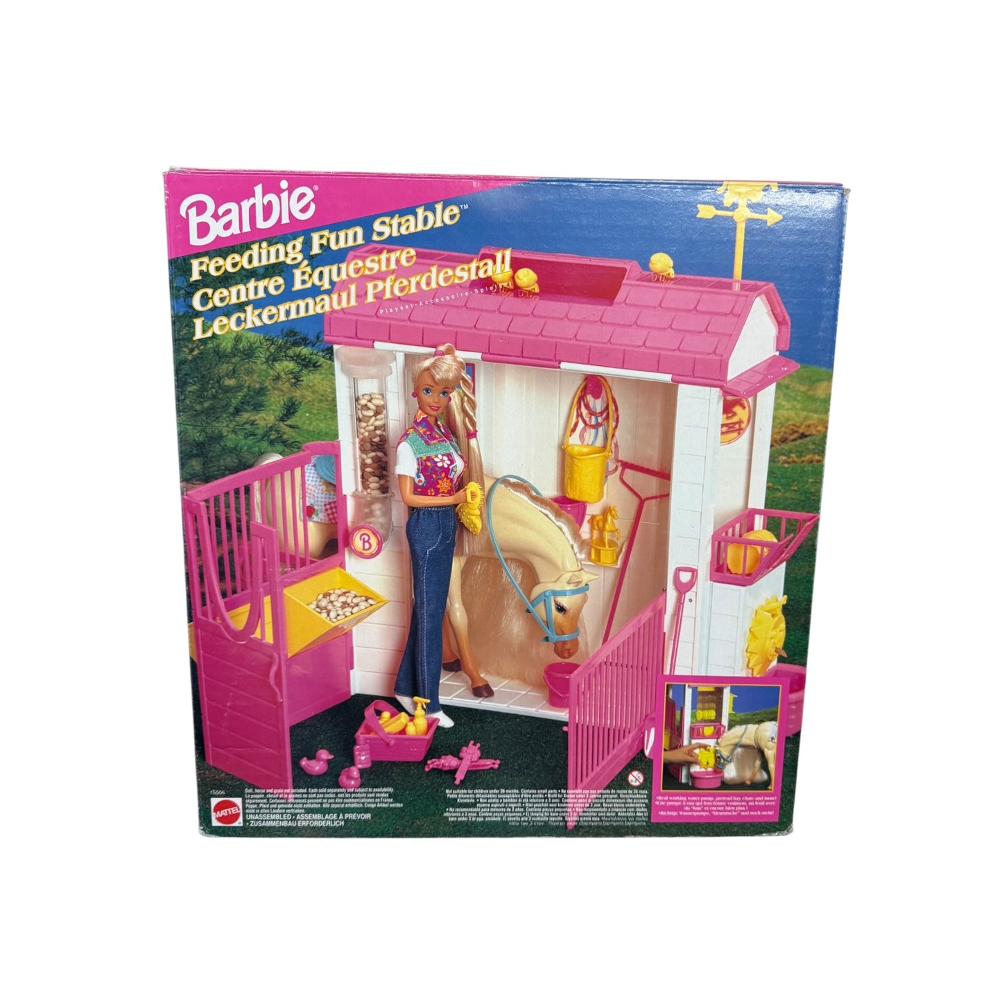 Barbie Leckermaul Pferdestall Mattel 1995