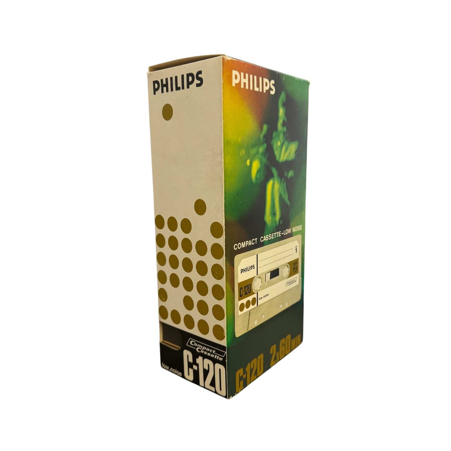 Philips Kassetten C-120 5Stk. Mit Original Verkaufsschuber