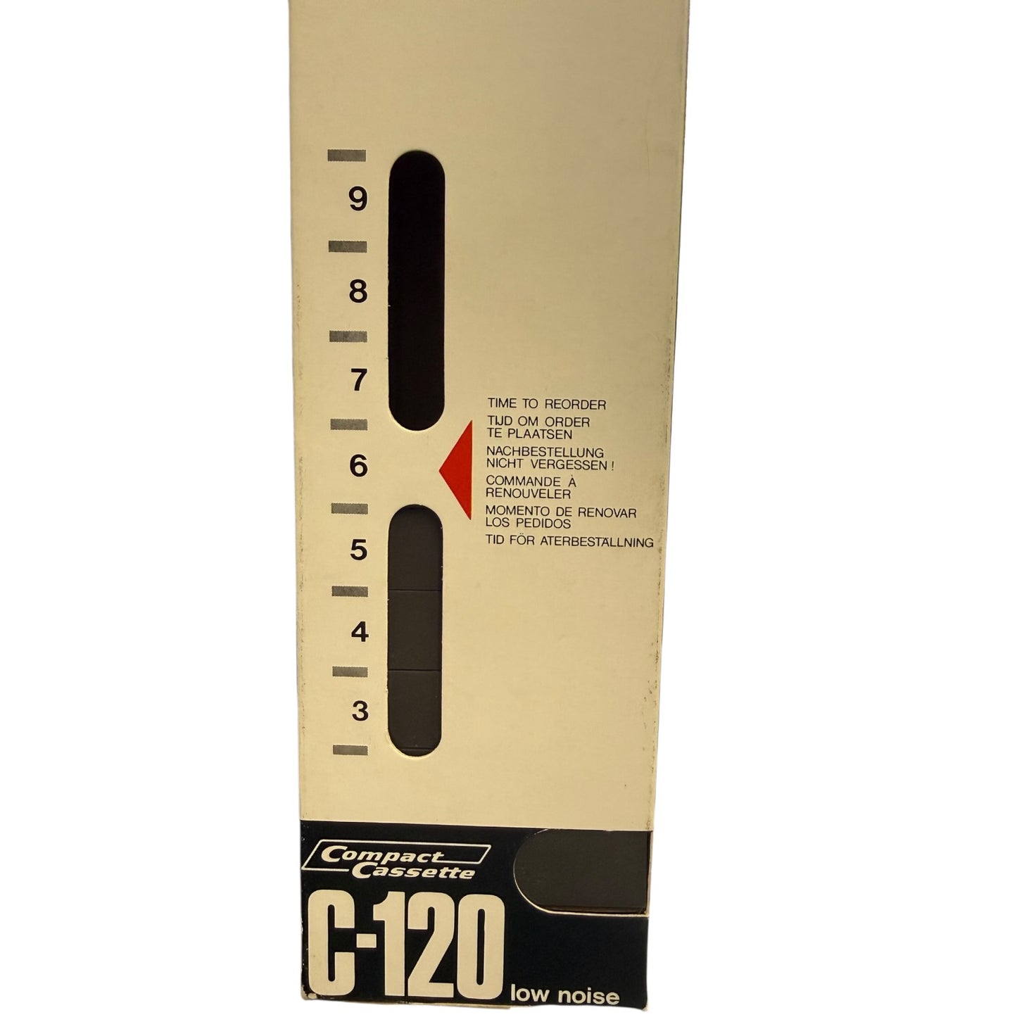 Philips Kassetten C-120 5Stk. Mit Original Verkaufsschuber