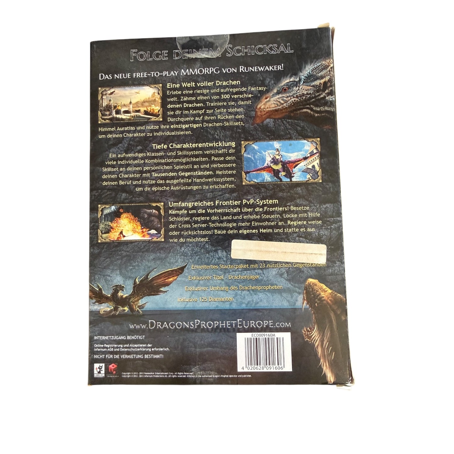 Dragons Prophet PC-Game 2002 mit OVP