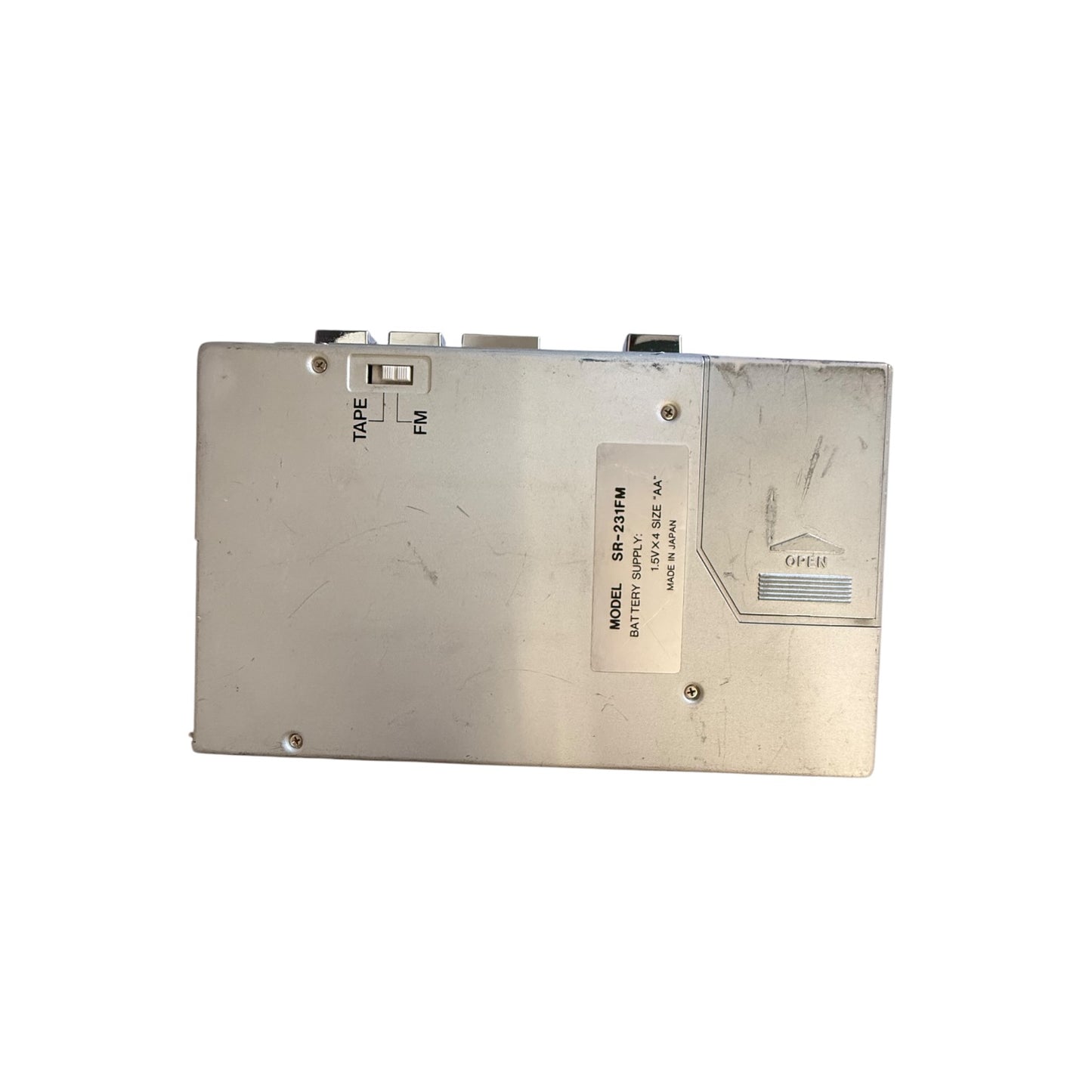 Kassettenplayer tragbar SR 231FM mit Tuning Kassette