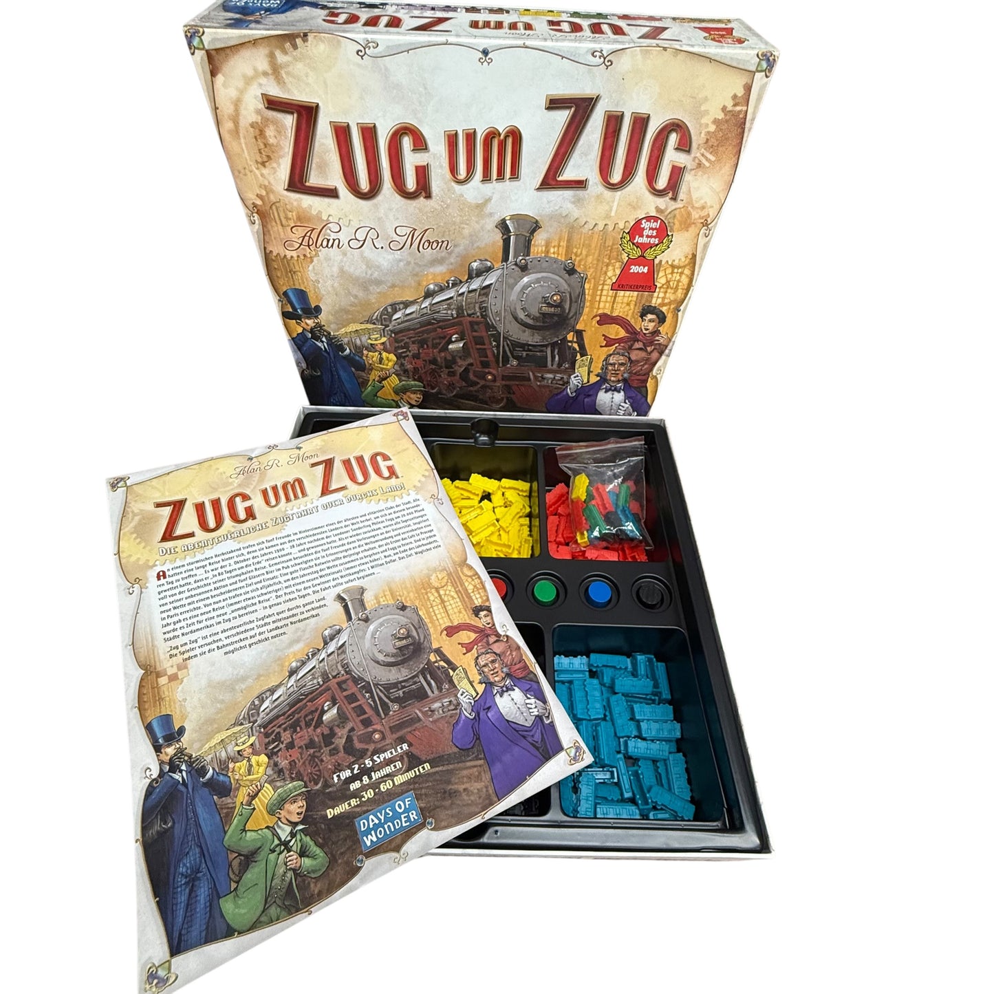 Zug um Zug Brettspiel Days of Wonder Spiel des Jahres 2004