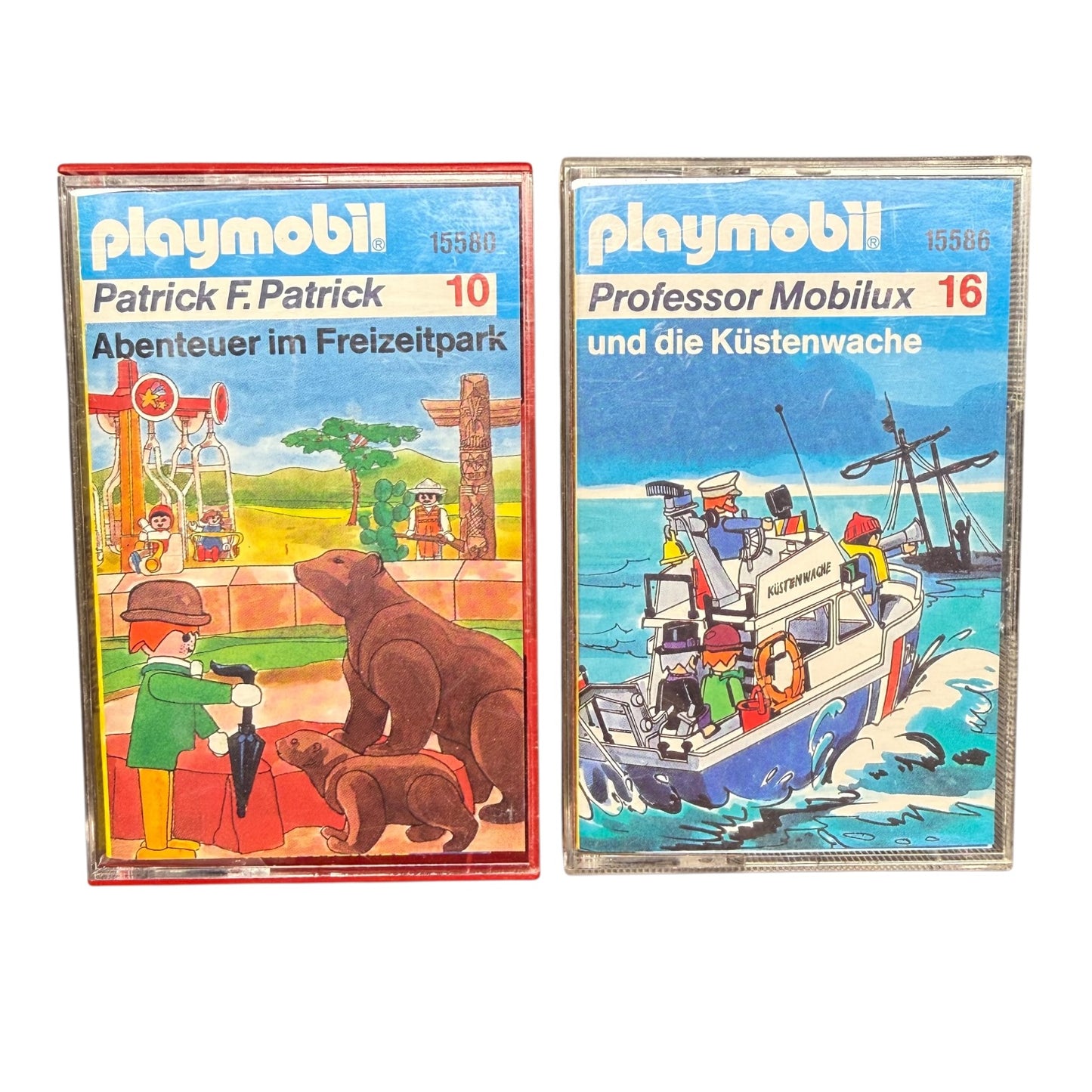 Playmobil Hörspiel Kassetten Nr.10 Patrick F. Und Nr.16 Professor Moblix