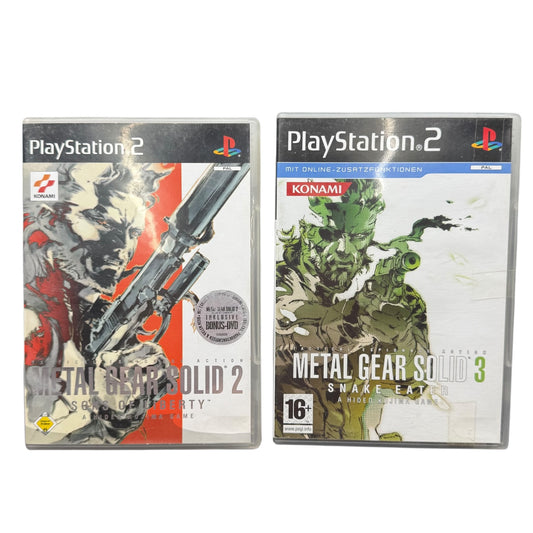 PS2 Metal Gear Solid 2 und 3 Playstation