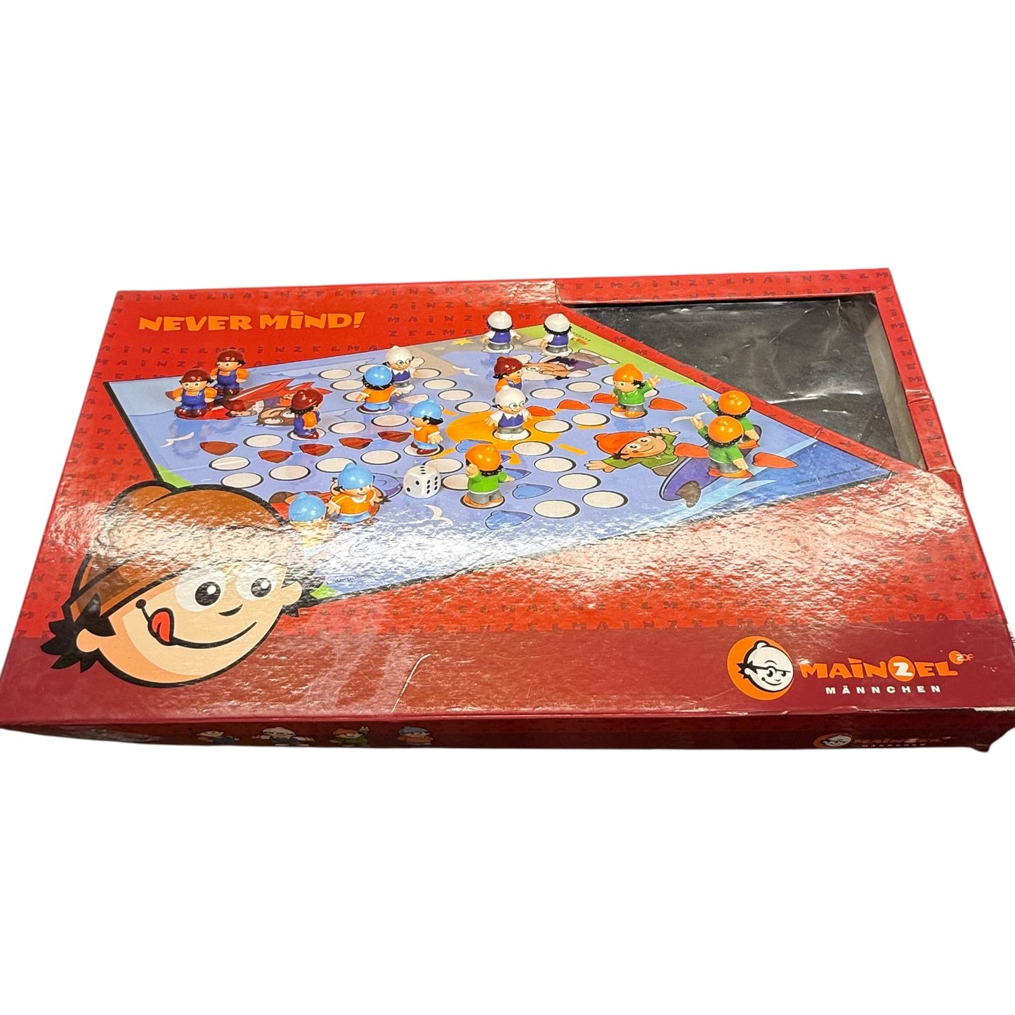 Nerven Mind Mainzel Männchen Brettspiel ZDF Werbefiguren