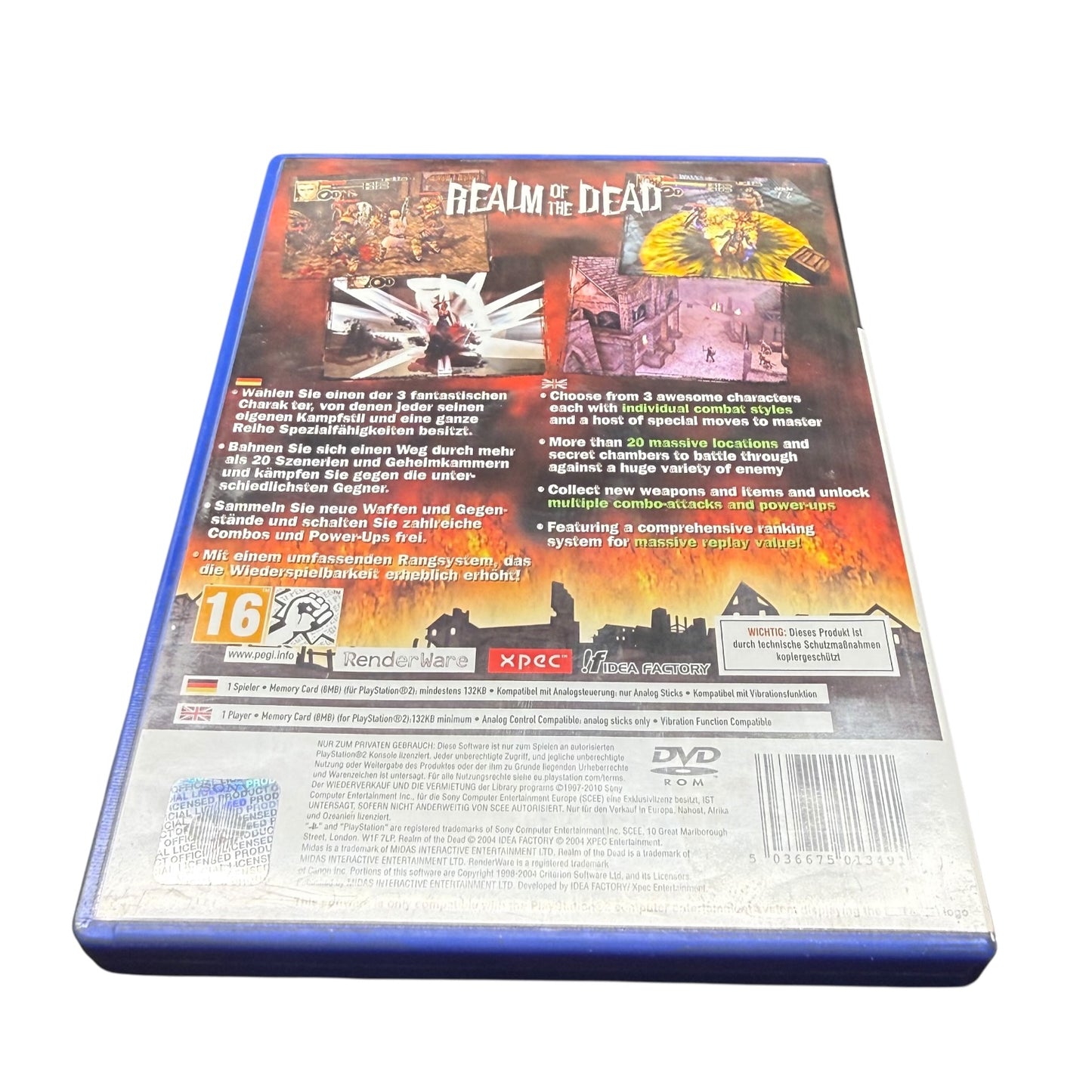 PS2 Spiel Realm of the Dead PlayStation