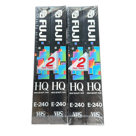 Videokassetten leer Kassetten FUJI HQ E240 4 Stk. OVP