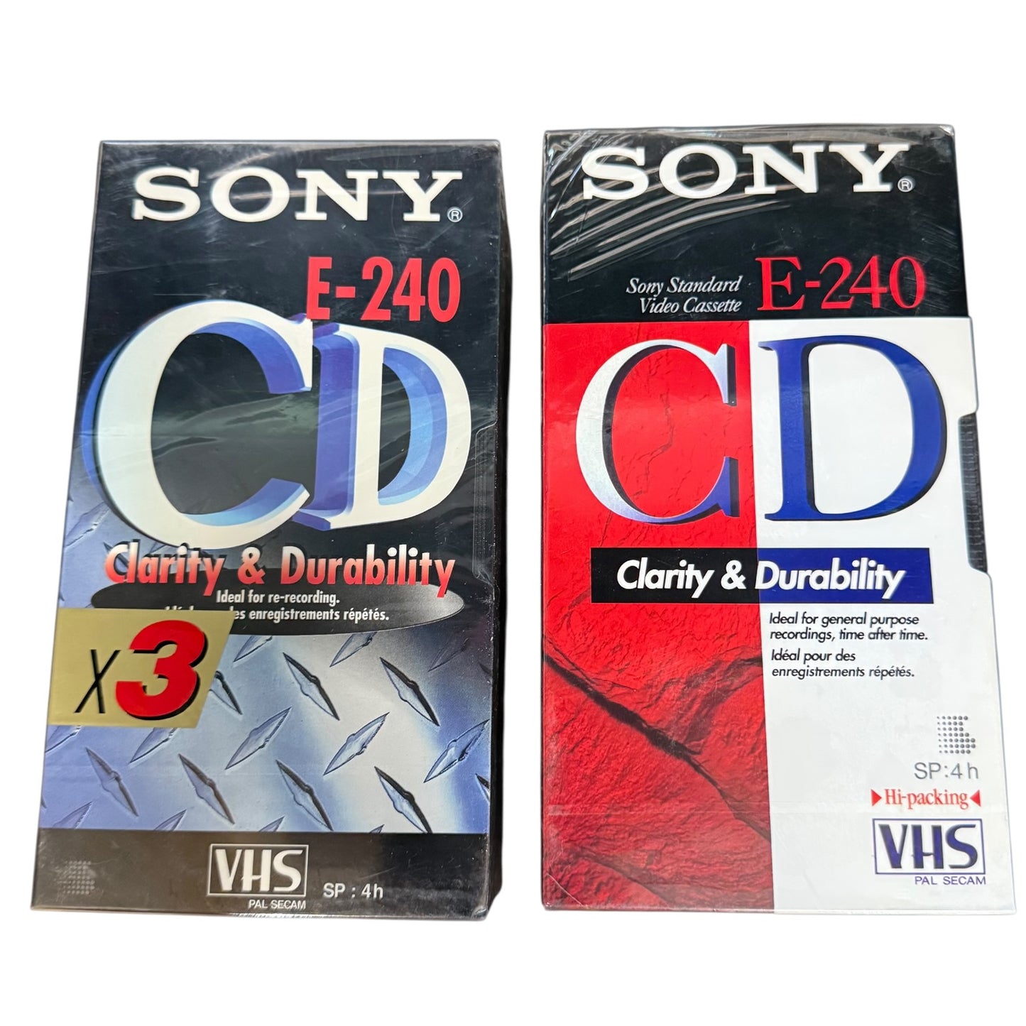 Videokassetten Leer Kassetten SONY CD E 240 6 Stk. OVP