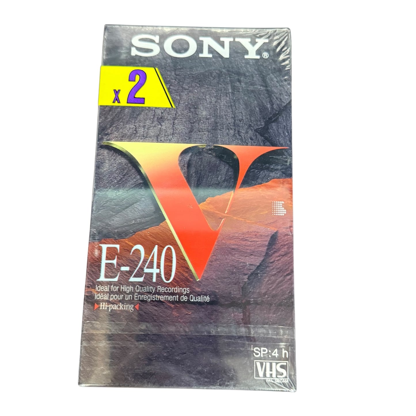 Videokassetten Leer Kassetten SONY V E 240 2 Stk. OVP