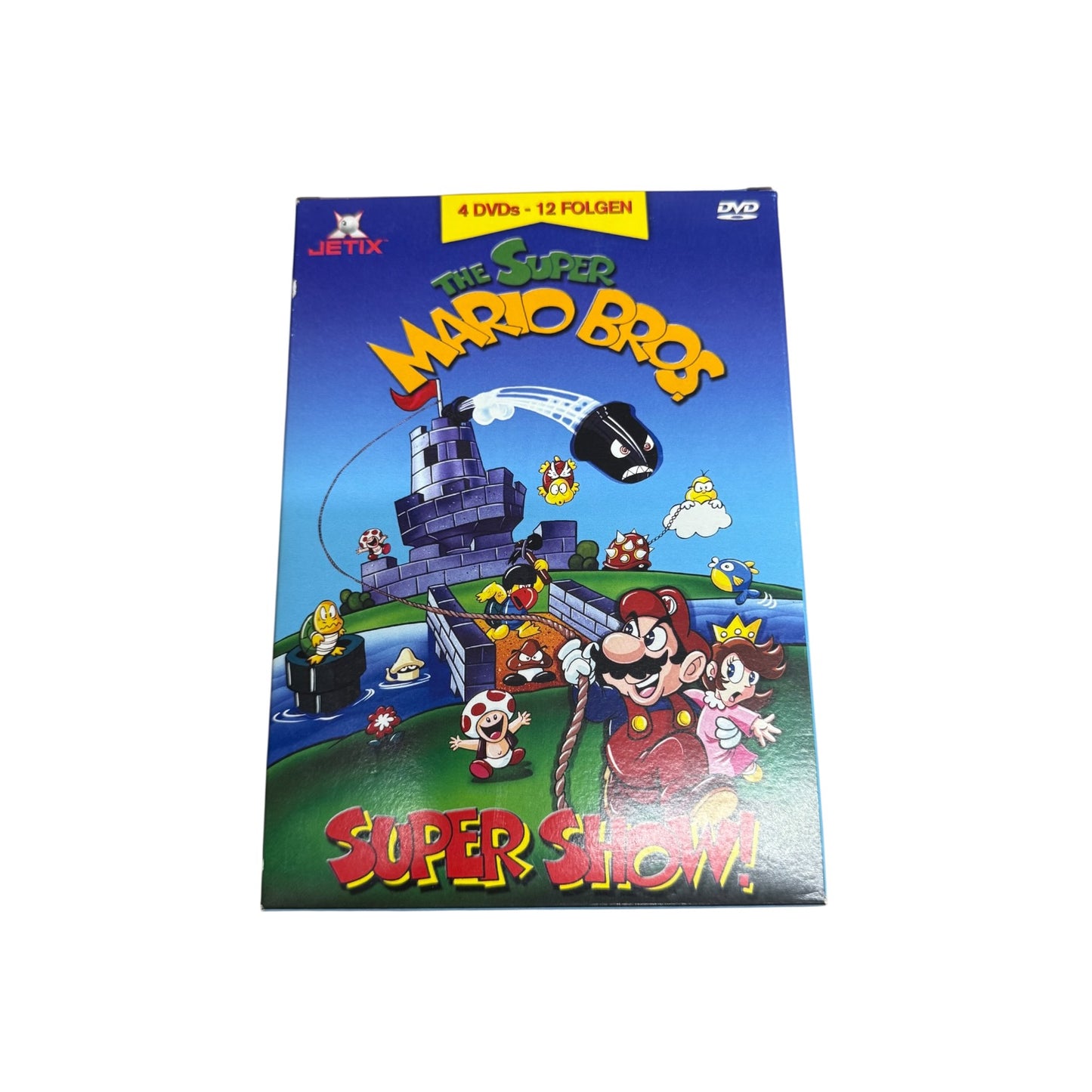 Super Mario Bros Super Show 4DVDs 12 Folgen DVD Box Jetix 1990