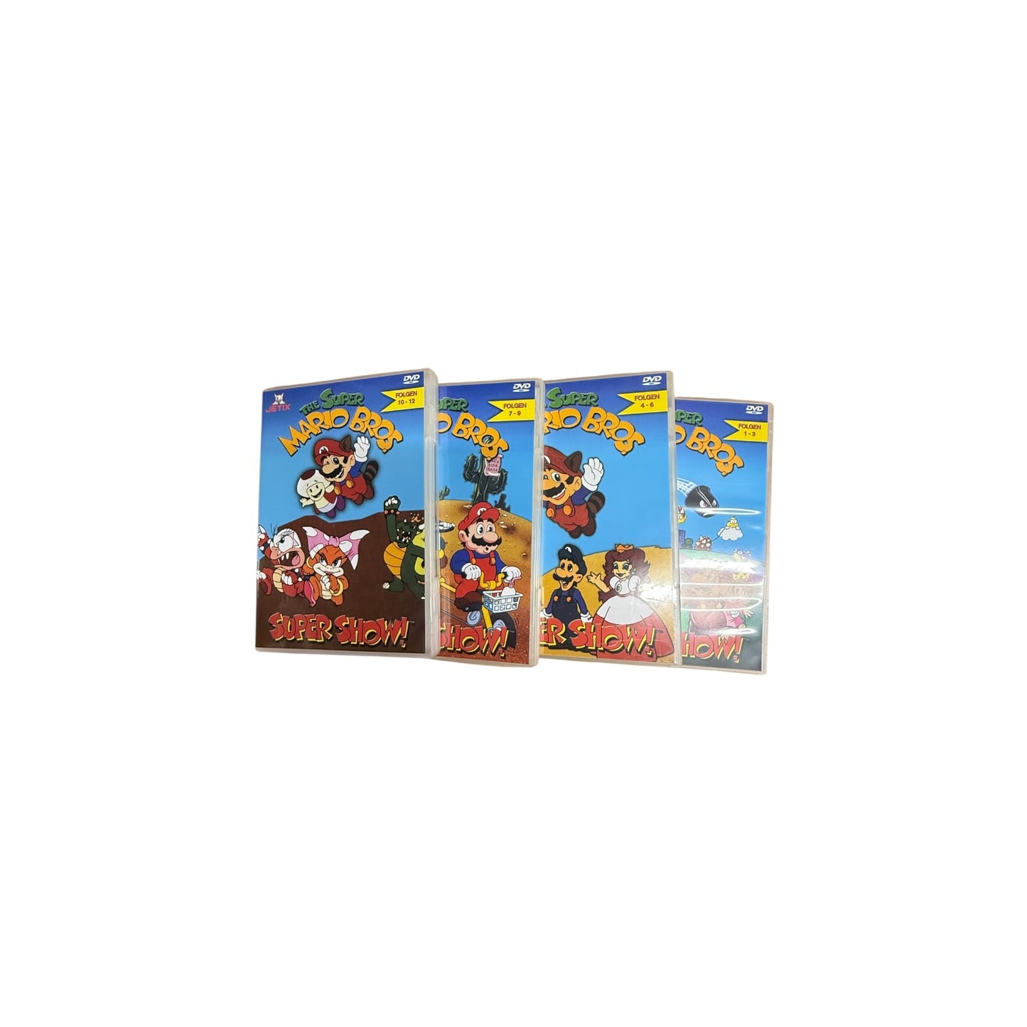 Super Mario Bros Super Show 4DVDs 12 Folgen DVD Box Jetix 1990