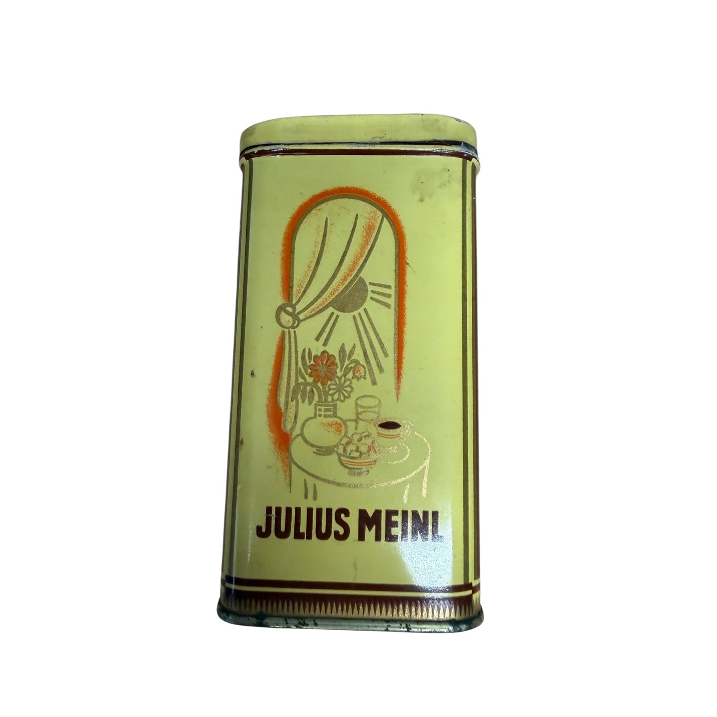 Julius Meinl Kaffee Dose Bilderrahmen Figur Werbefigur