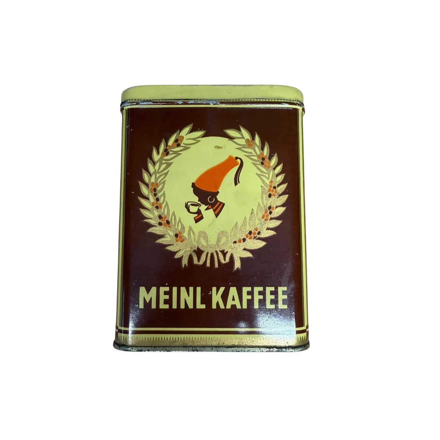 Julius Meinl Kaffee Dose Bilderrahmen Figur Werbefigur