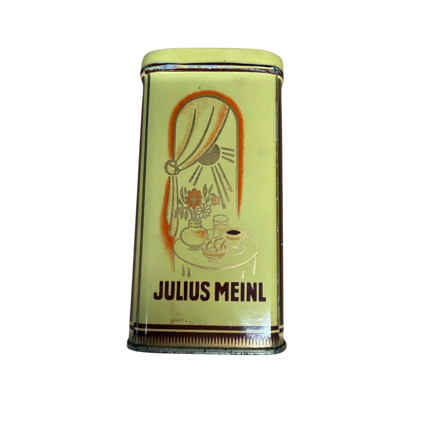 Julius Meinl Kaffee Dose Bilderrahmen Figur Werbefigur