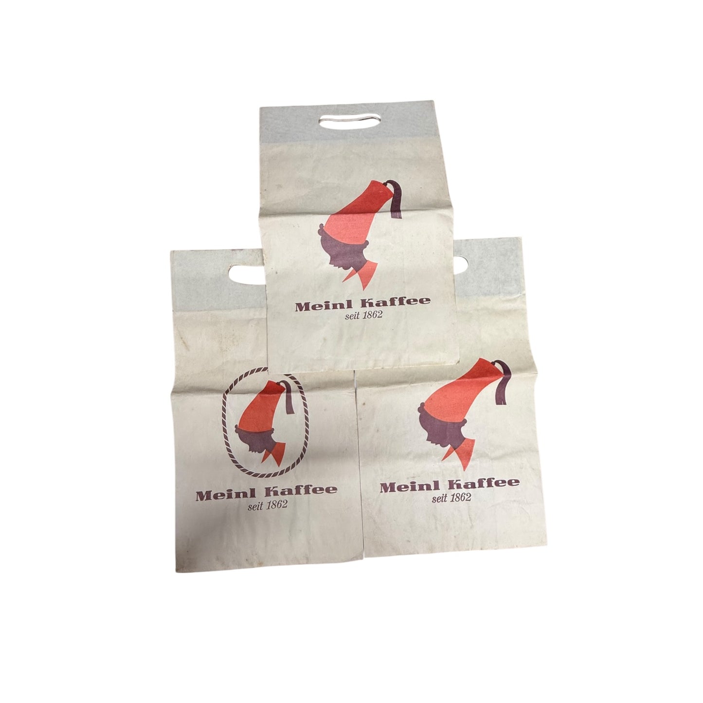 Julius Meinl Kaffee Papiertaschen Tüten original 3 Stück