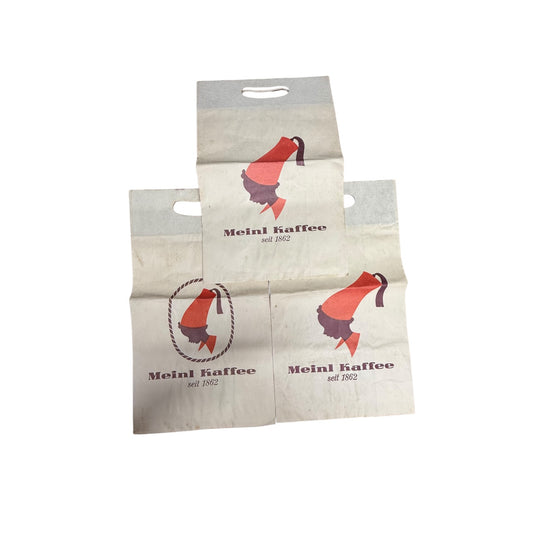 Julius Meinl Kaffee Papiertaschen Tüten original 3 Stück